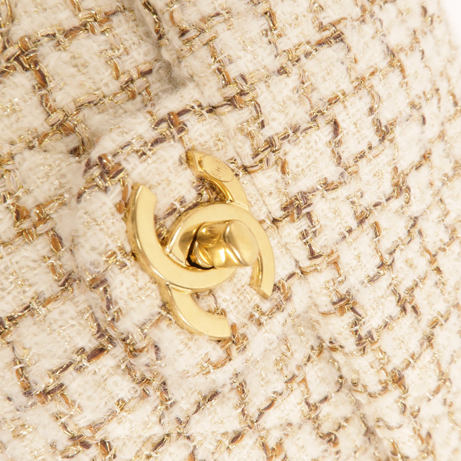 CHANEL Tweed Flap Bag肩背袋
