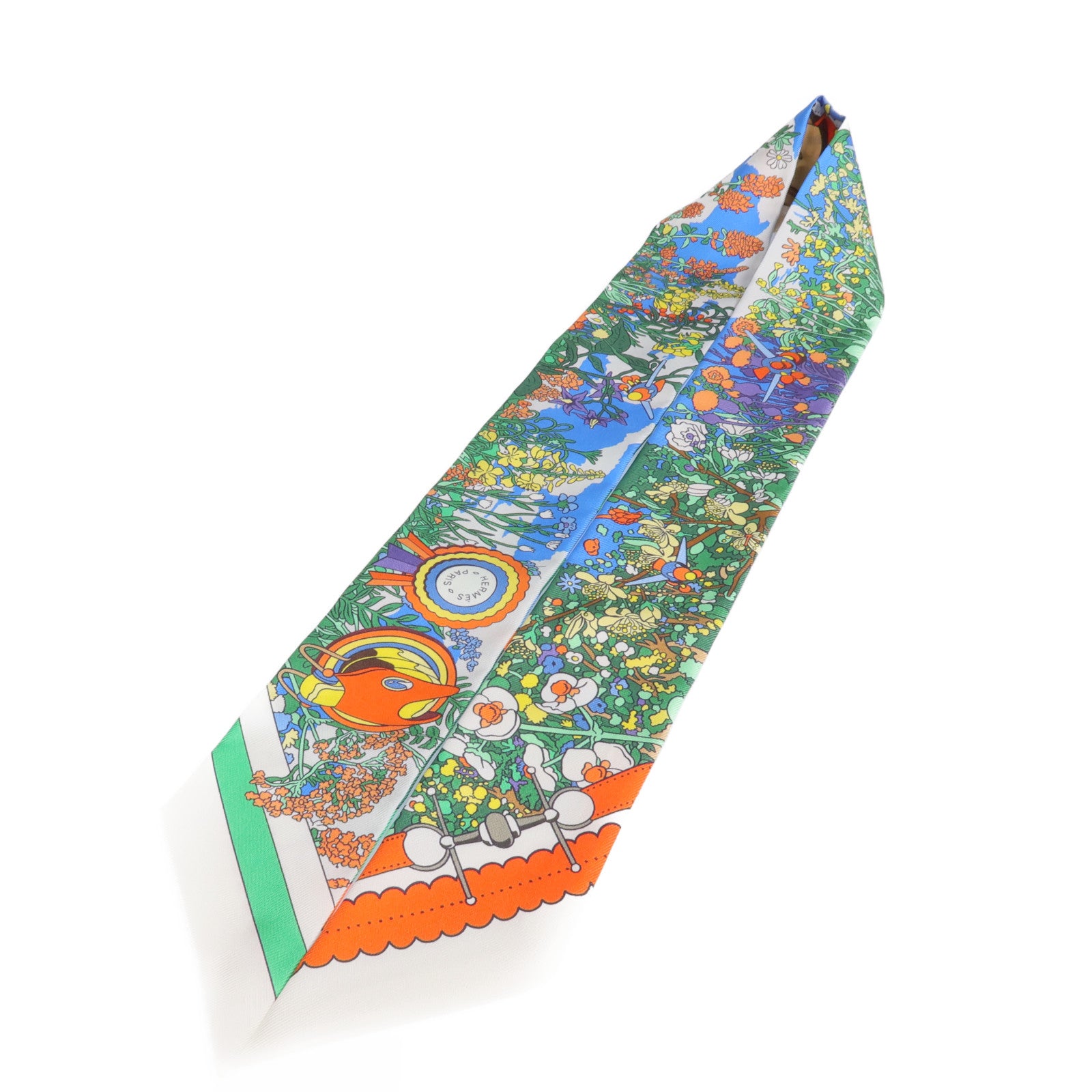 HERMES 絲質Twilly絲巾