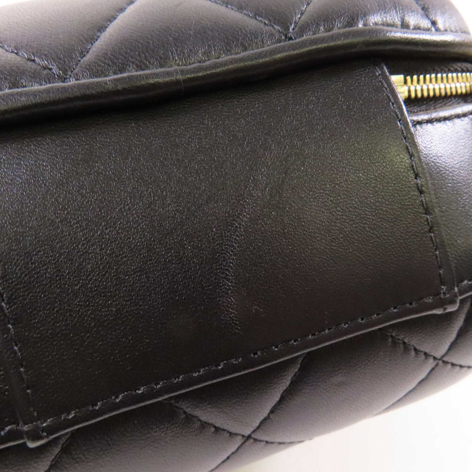 CHANEL 【激減優惠】牛皮皮革Chain Shoulder金扣鏈帶手挽肩背兩用袋