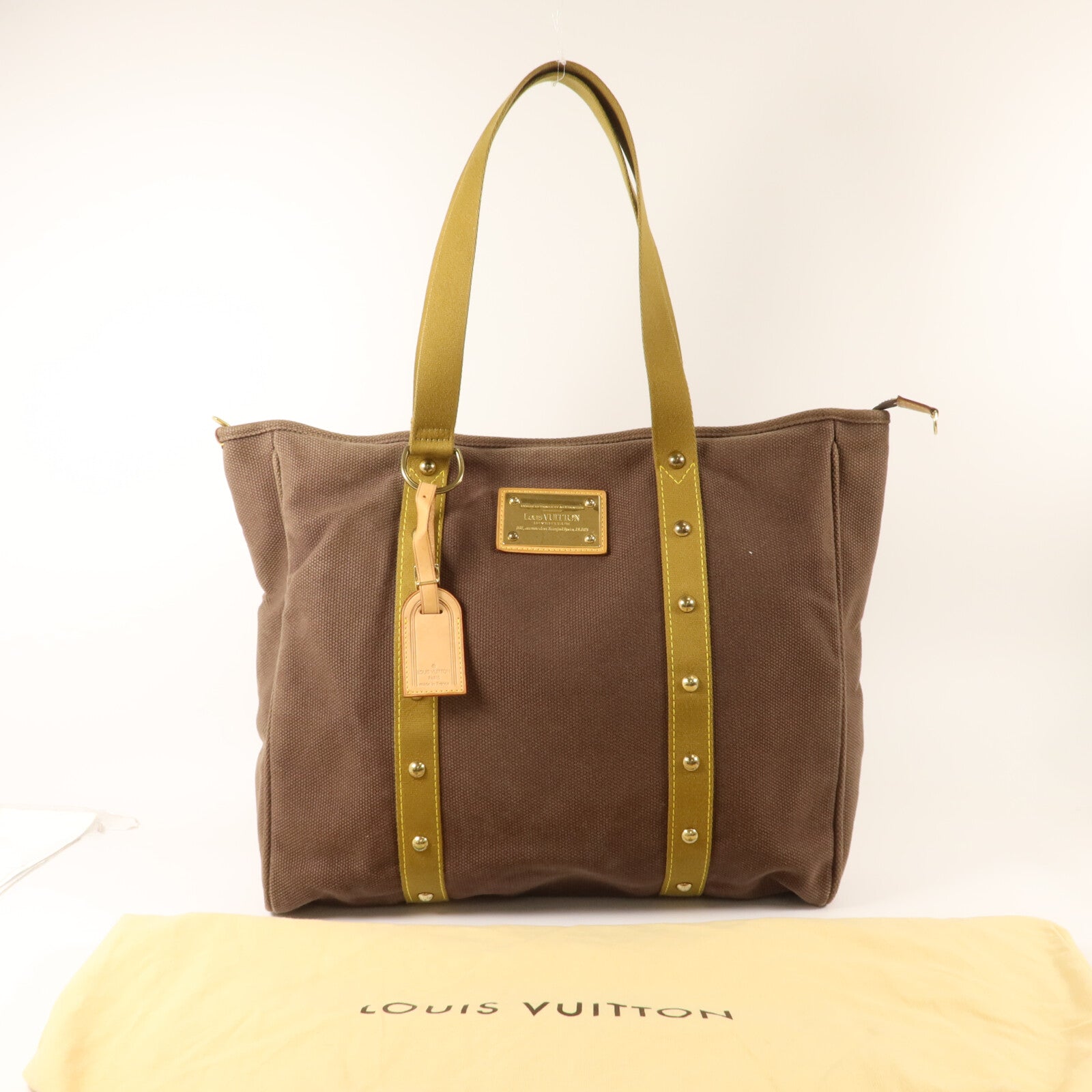 LOUIS VUITTON 帆布Antigua Cabas GM手挽袋