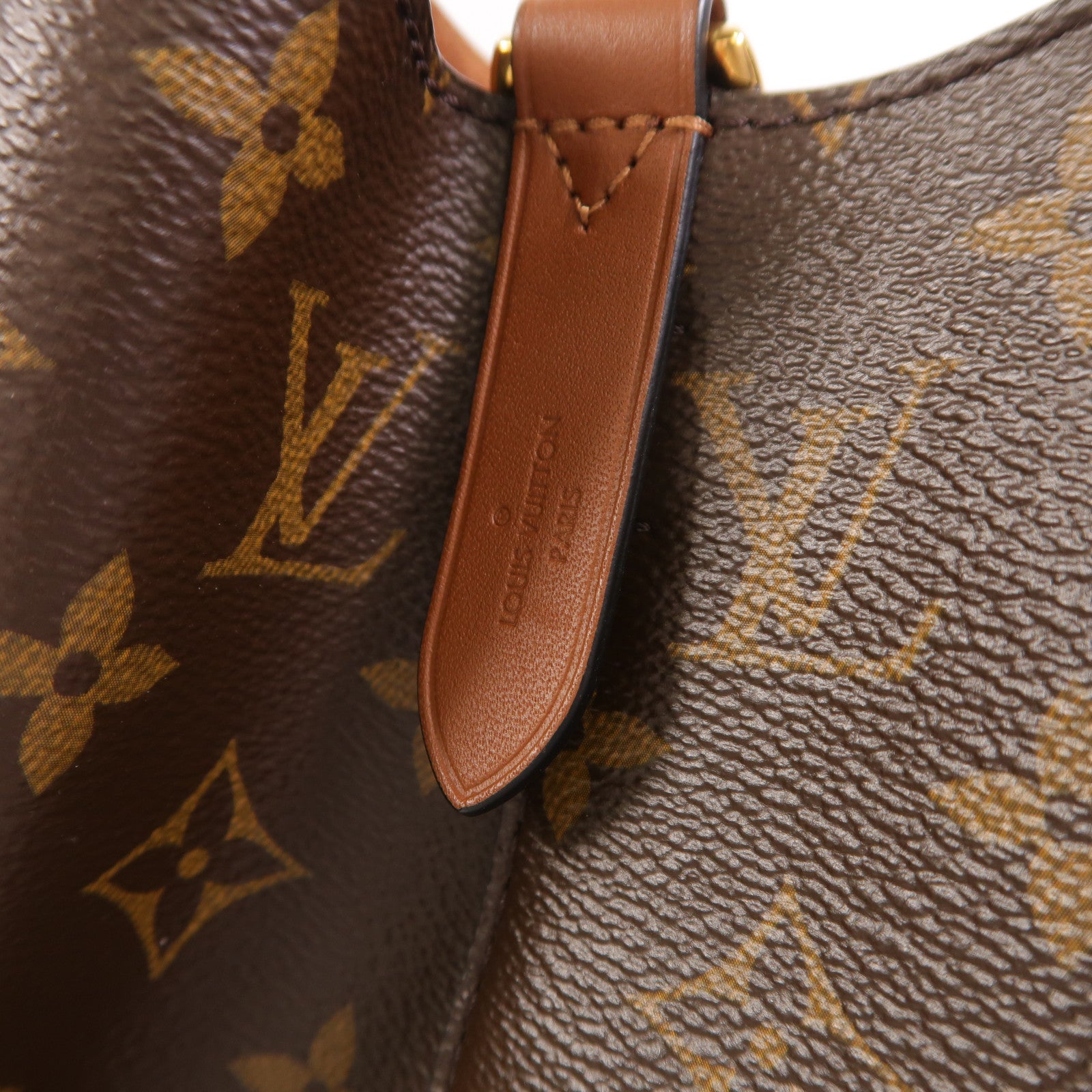 LOUIS VUITTON Monogram NeoNoe MM金扣肩背袋棕色