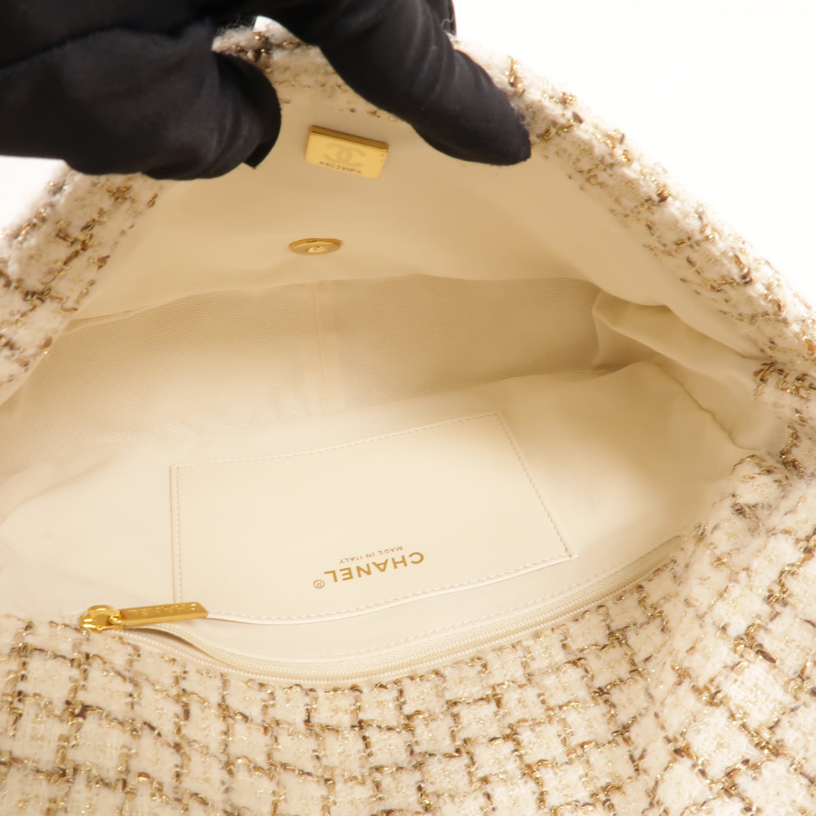 CHANEL Tweed Flap Bag肩背袋
