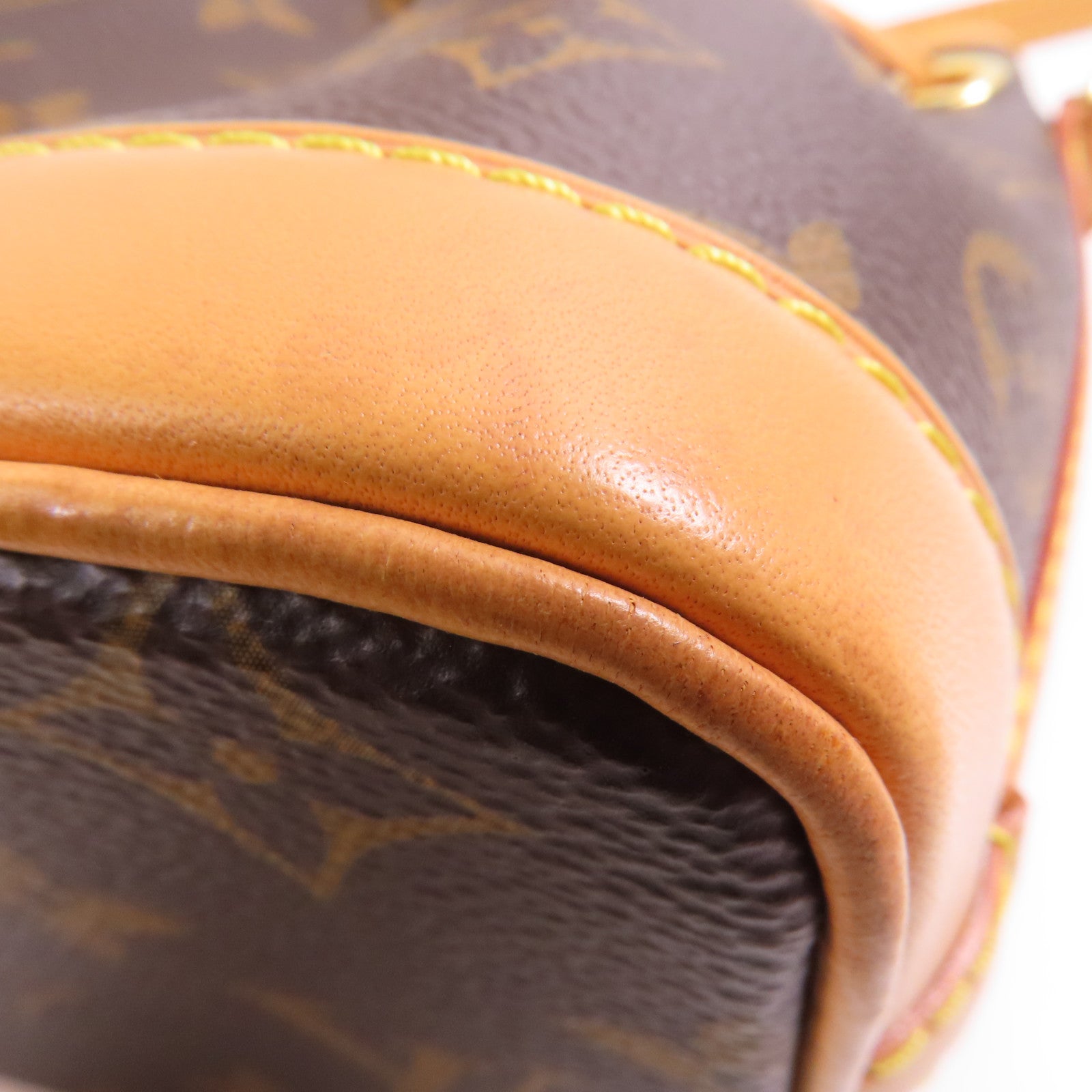 LOUIS VUITTON LV GHW Nano Noe 2way Handbag M81266 Monogram Brown