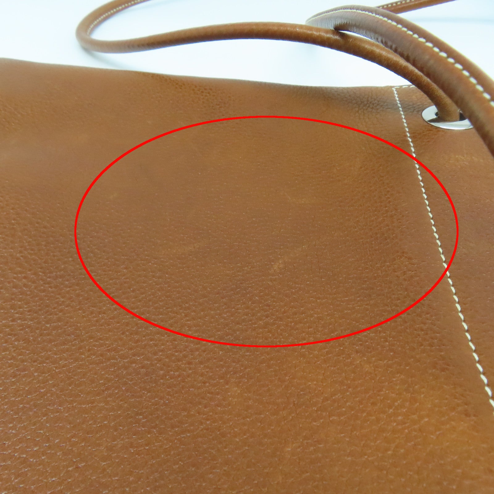 HERMES Barenia Faubourg皮革Aline Mini銀扣肩背袋啡色