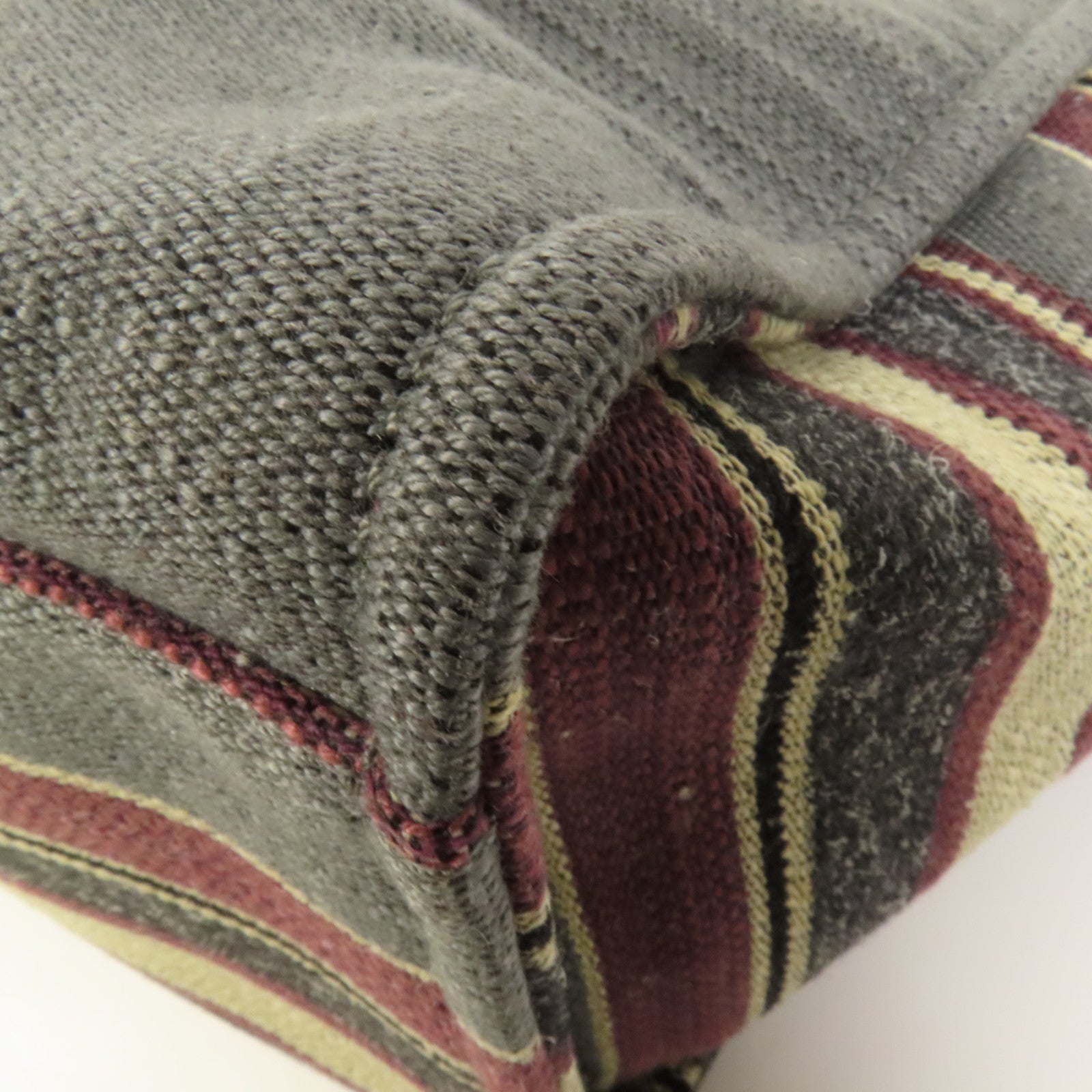 CHANEL 帆布Deauville Tote銀扣鏈帶手挽肩背兩用袋