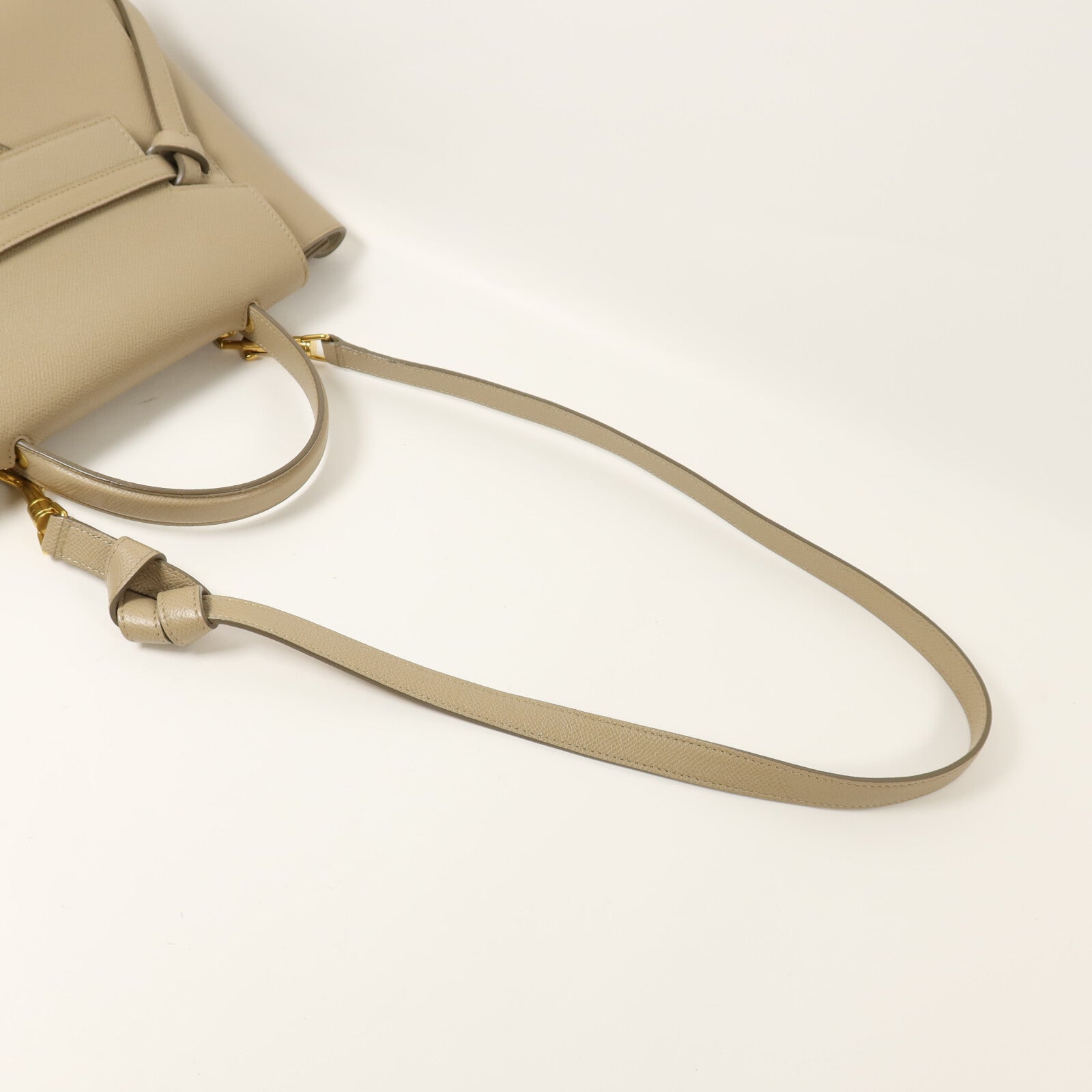 CELINE 牛皮皮革Micro Belt Bag手挽肩背兩用袋