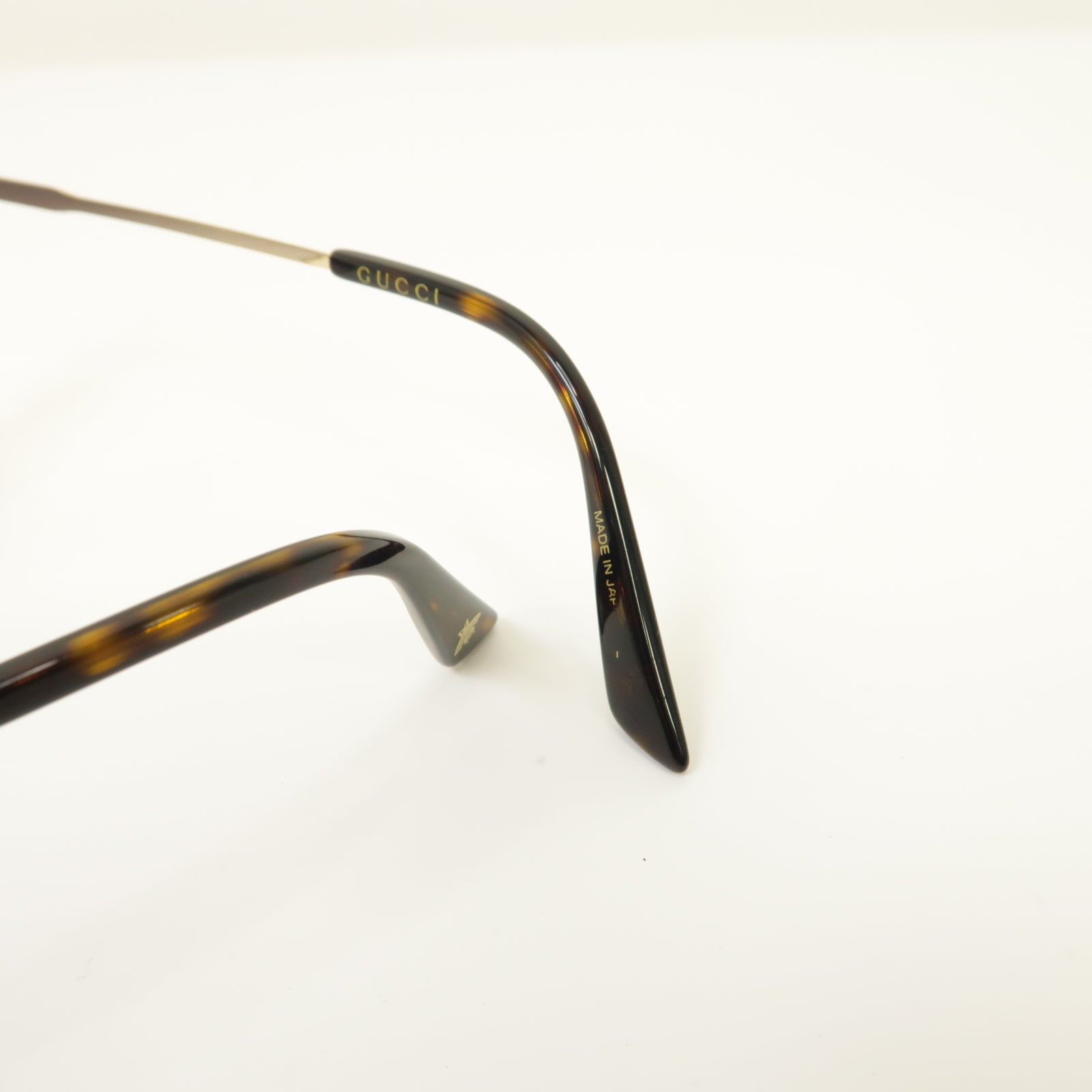 GUCCI PVC/金屬Sunglasses太陽眼鏡黒色/金色