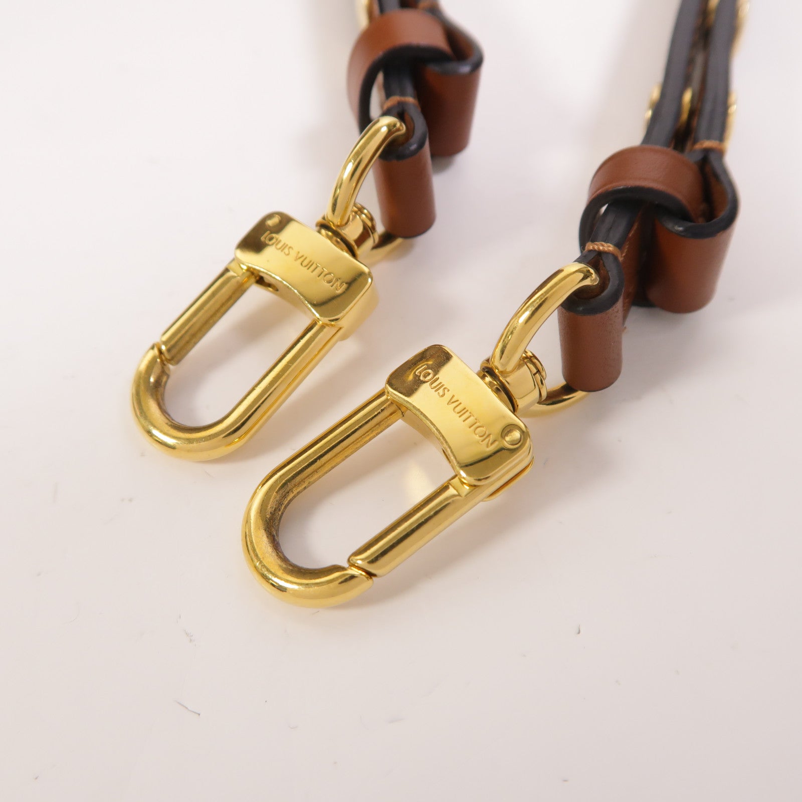 LOUIS VUITTON Monogram NeoNoe MM金扣肩背袋棕色
