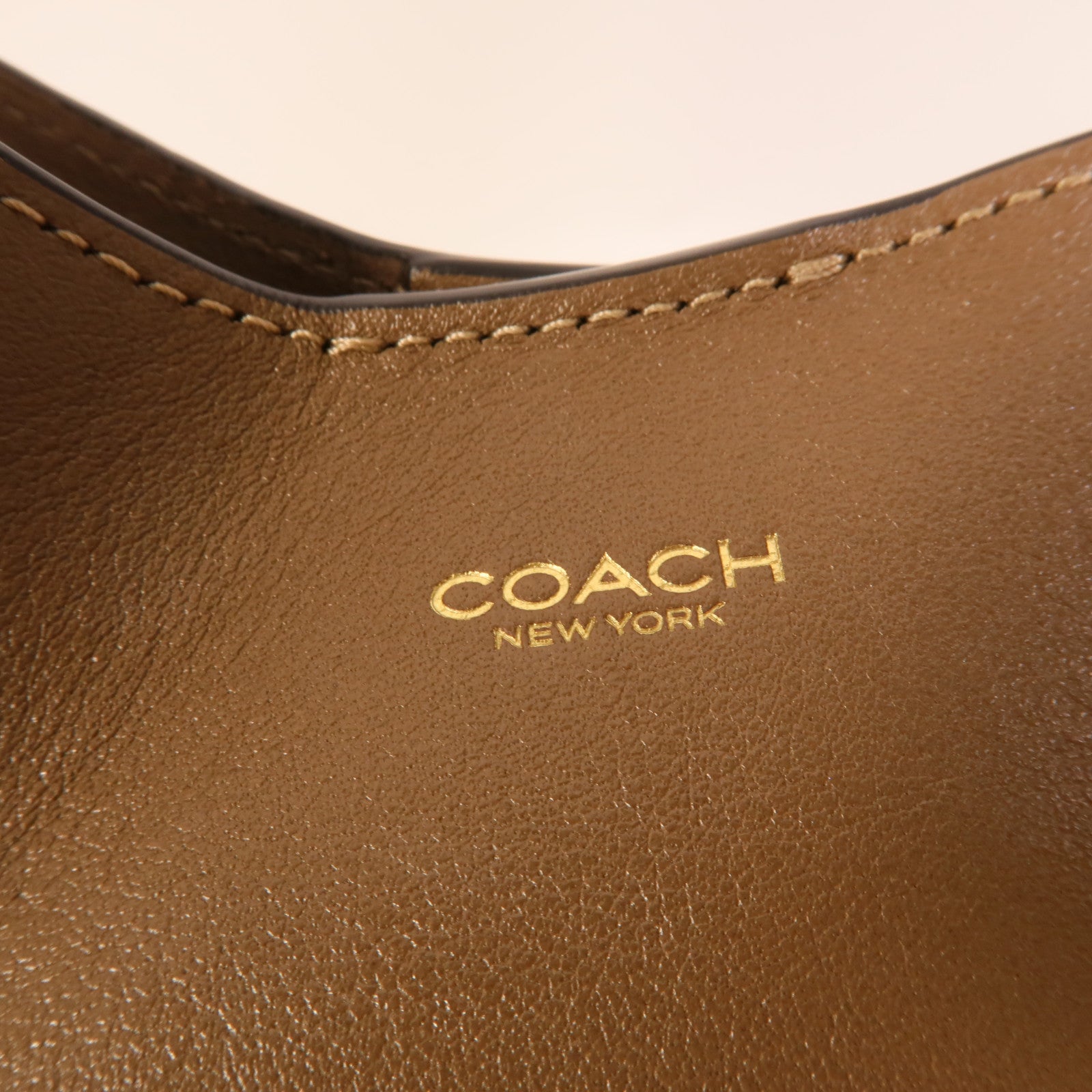 COACH 牛皮皮革Brooklyn Mini手挽肩背兩用袋
