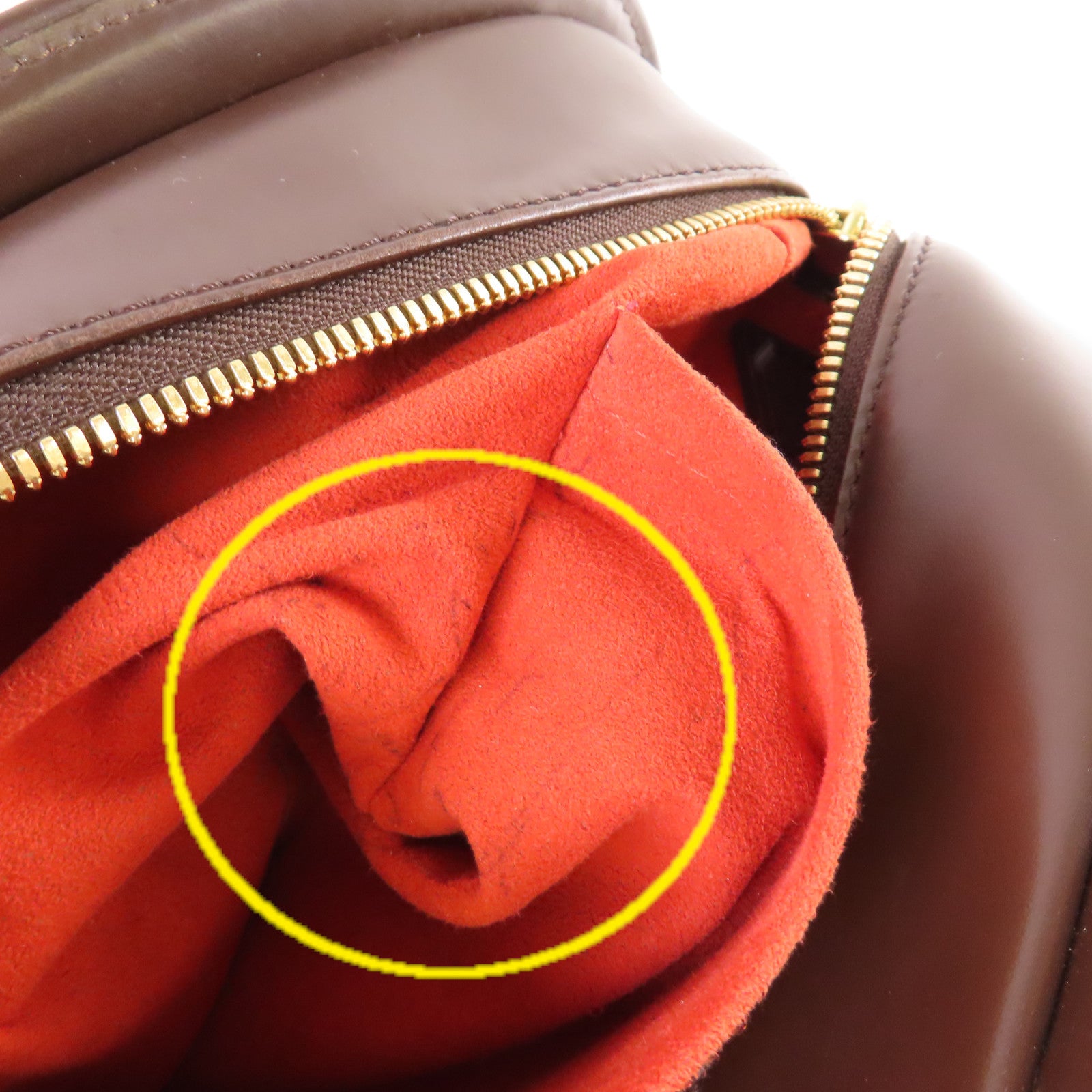LOUIS VUITTON Damier Ebene Sarria Horizontal Handbag金扣手挽袋啡色