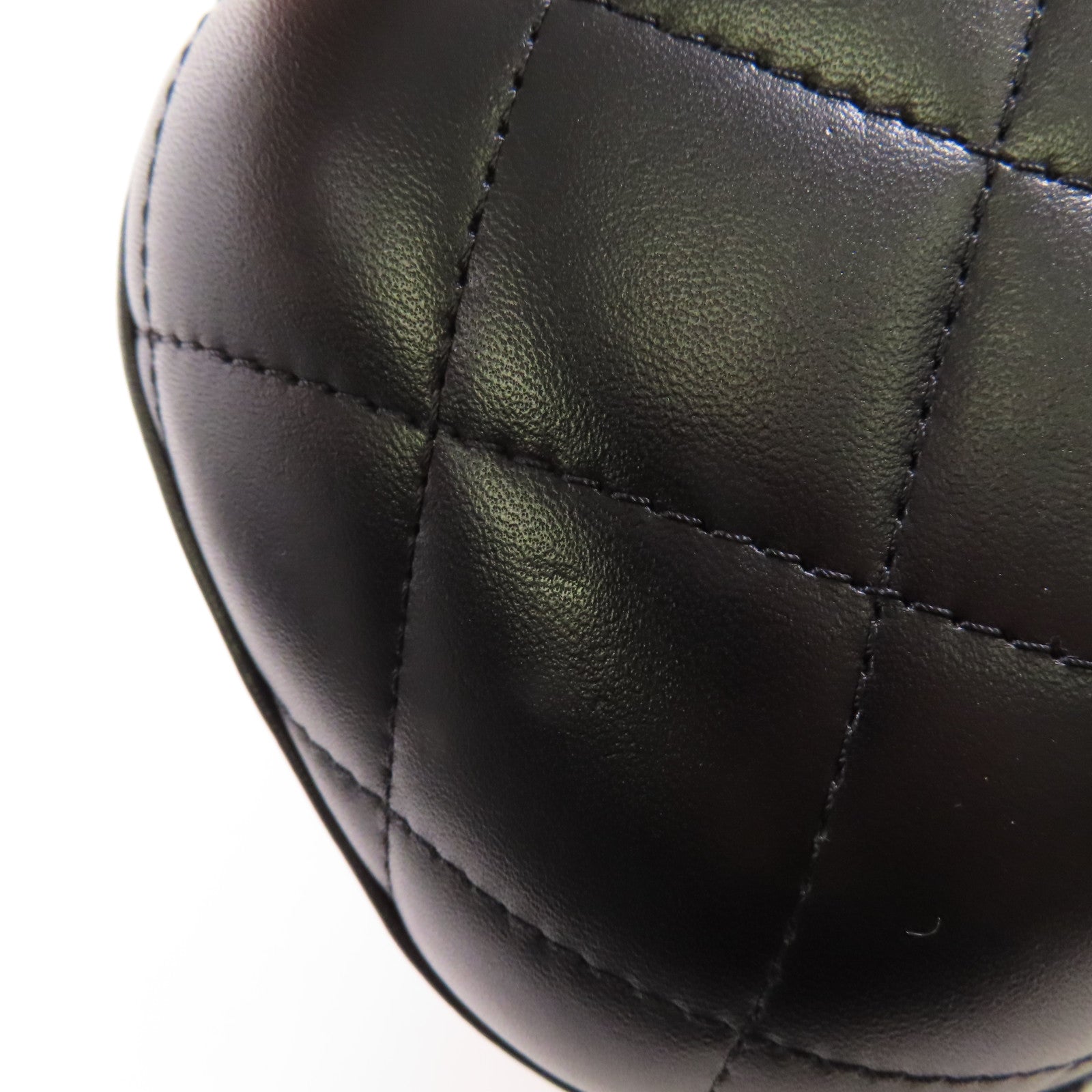 CHANEL 【激減優惠】牛皮皮革Chain Shoulder金扣鏈帶手挽肩背兩用袋