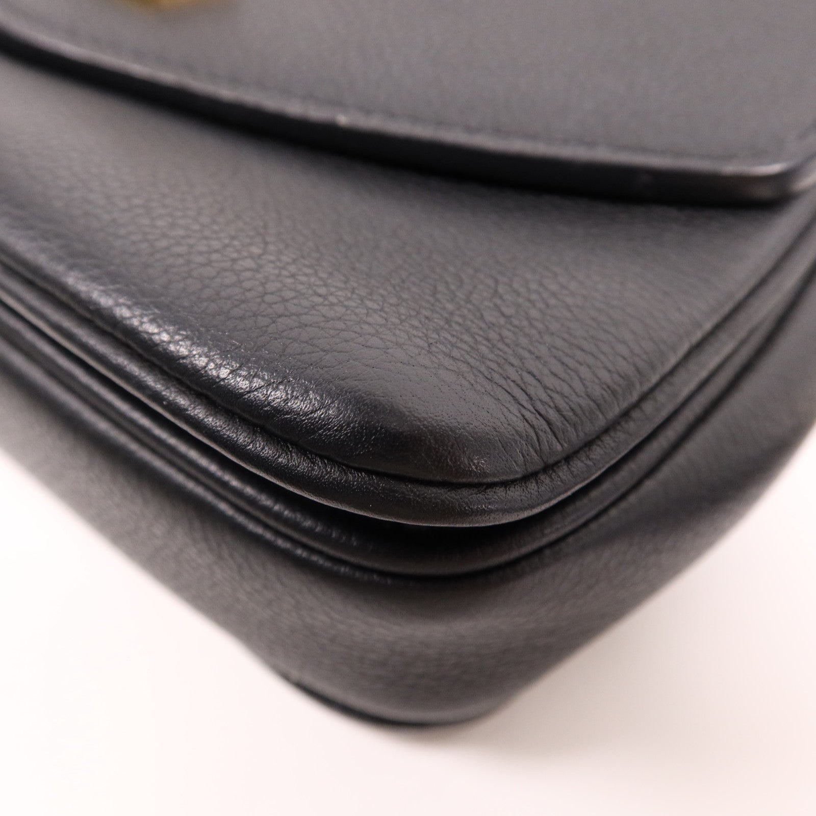 LOUIS VUITTON 牛皮皮革Oxford金扣肩背袋