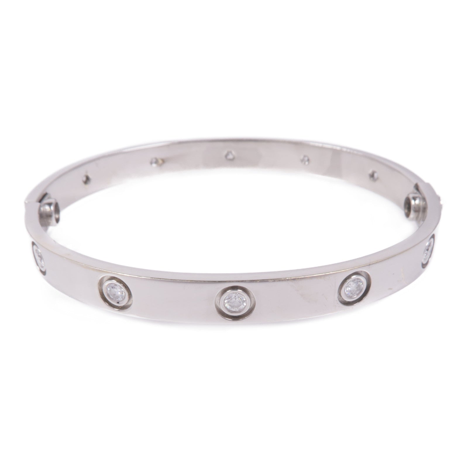 JEWELRY 18K白金Diamond Bracelet鑽石手鐲