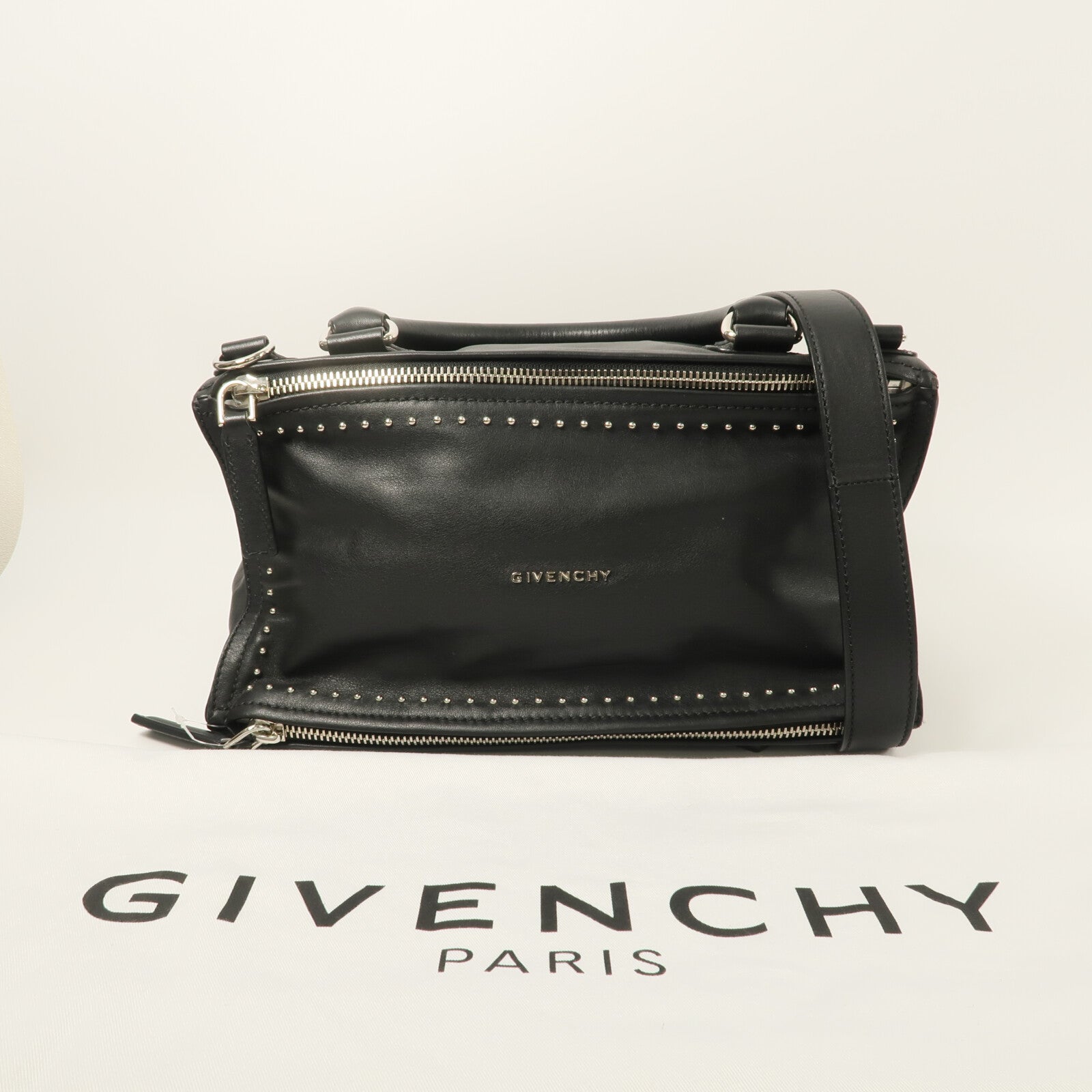 GIVENCHY 牛皮皮革Pandora Medium手挽肩背兩用袋
