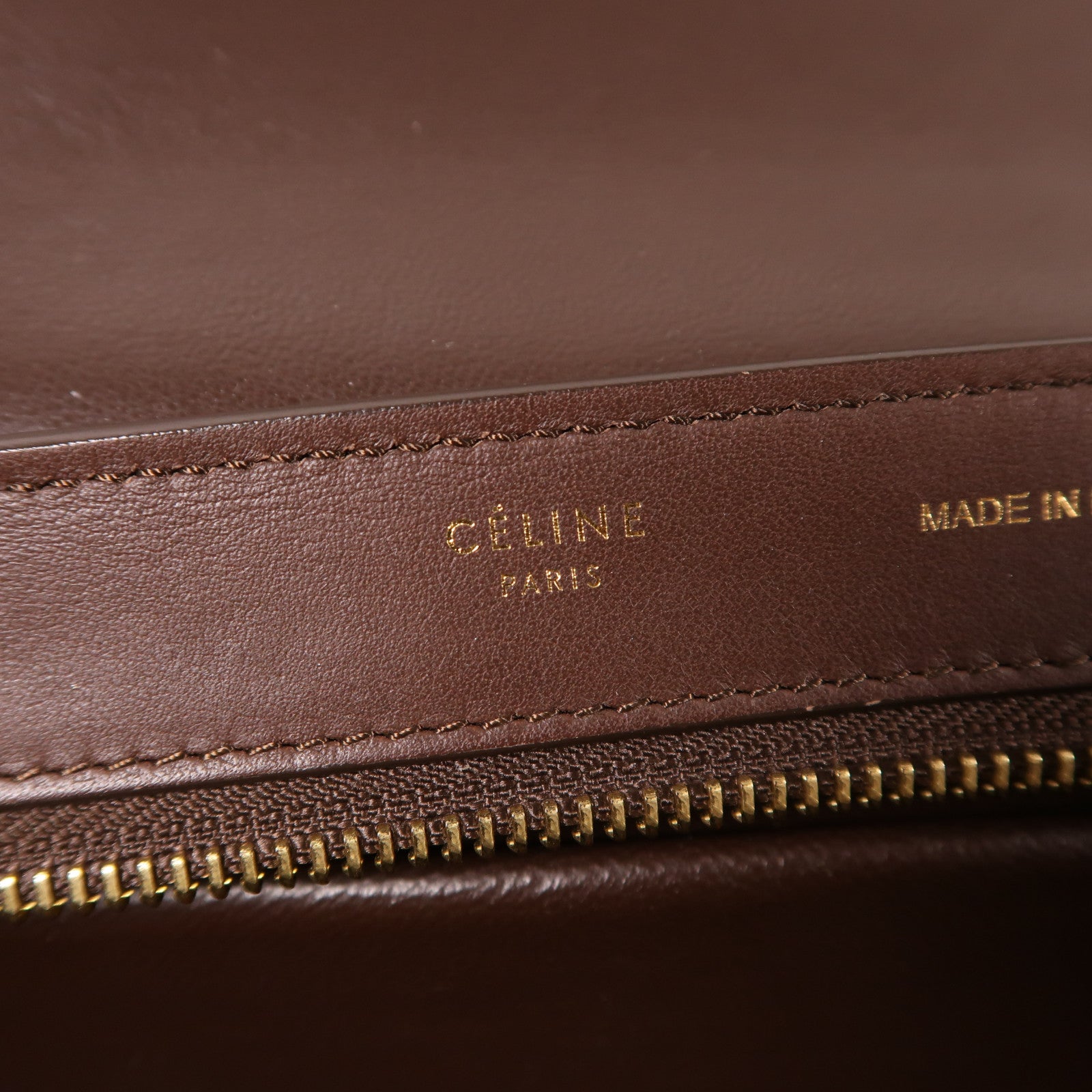 CELINE 【激減優惠】牛皮皮革Trapeze金扣手挽肩背兩用袋