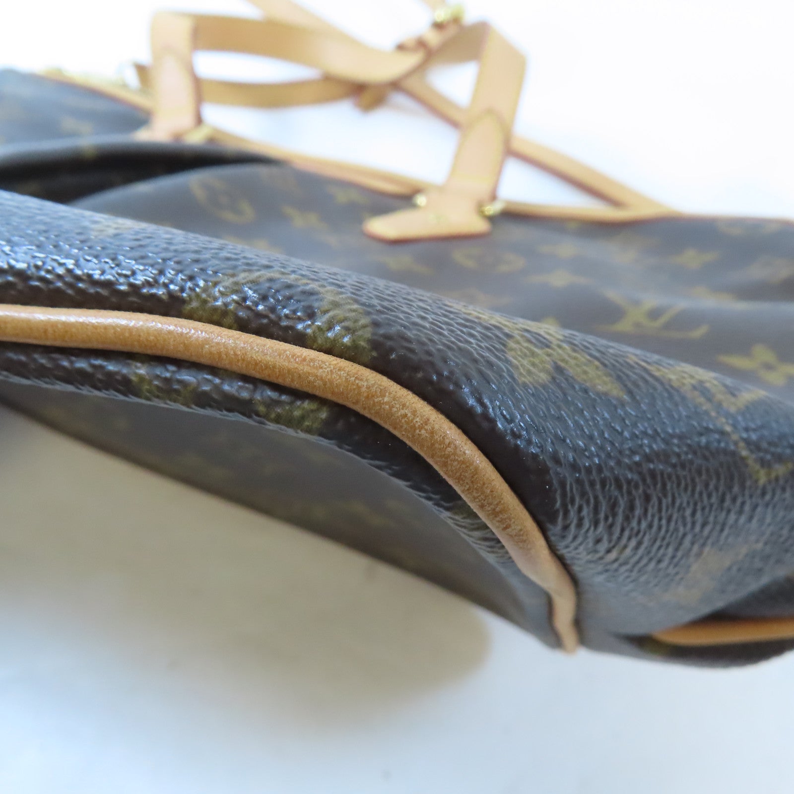 LOUIS VUITTON 【激減優惠】Monogram Palermo PM金扣手挽肩背兩用袋棕色