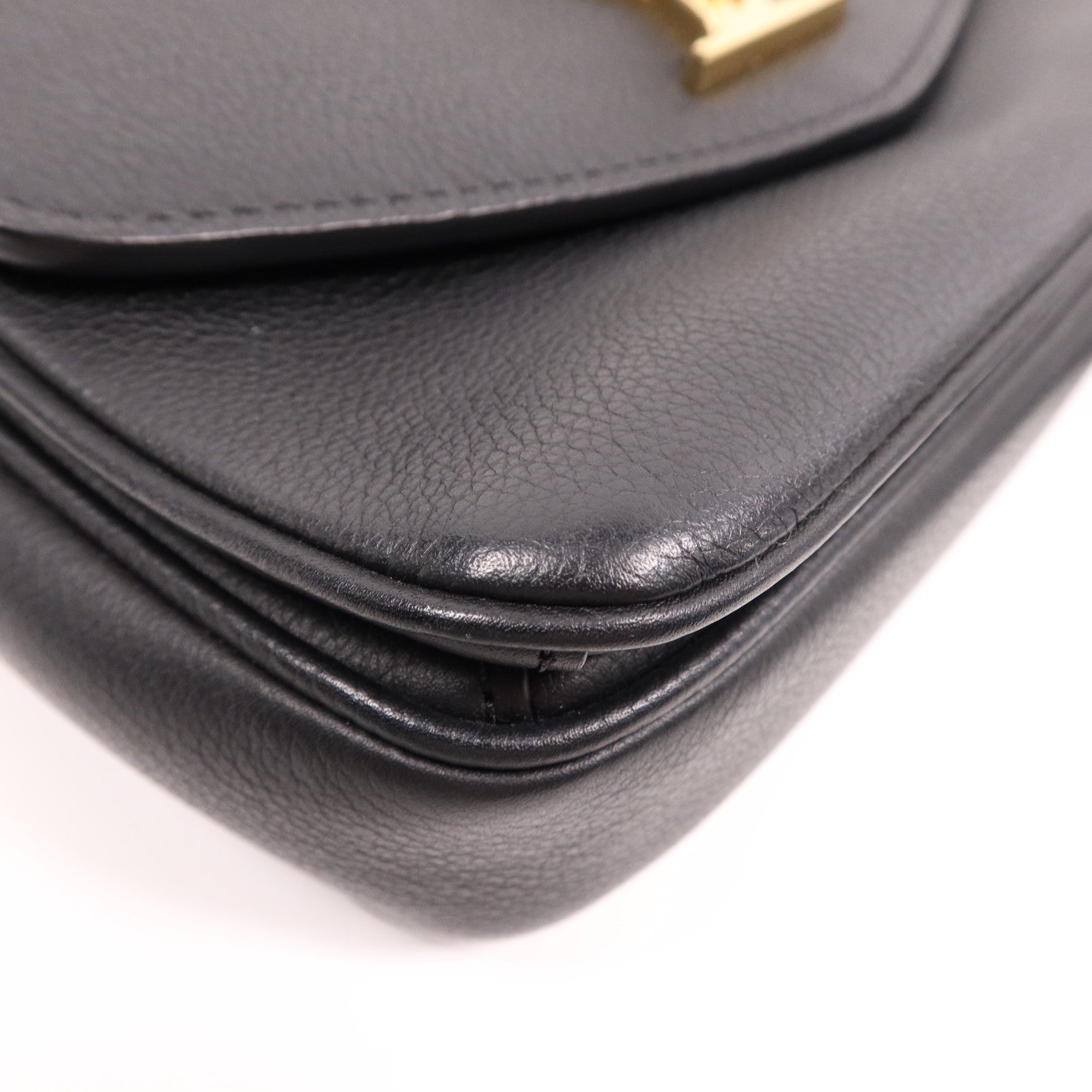 LOUIS VUITTON 牛皮皮革Oxford金扣肩背袋