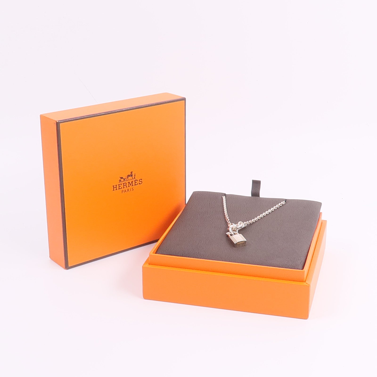 HERMES 925純銀Kelly Cadenas Pendant項鍊