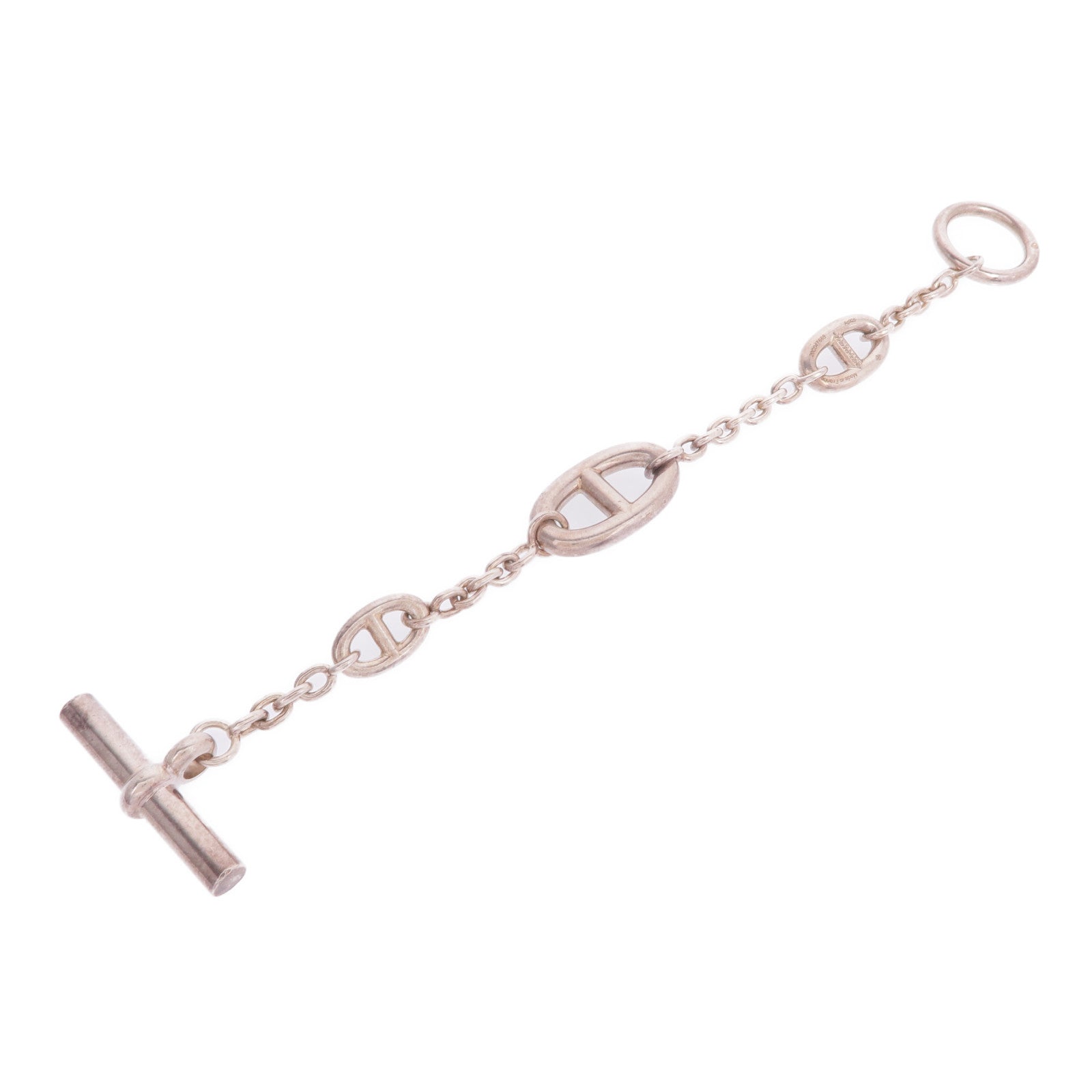 HERMES 925純銀Chaine d'ancre Bracelet手鏈