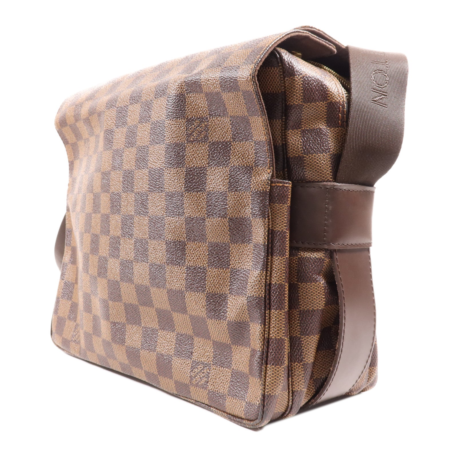 LOUIS VUITTON Damier Naviglio金扣肩背袋