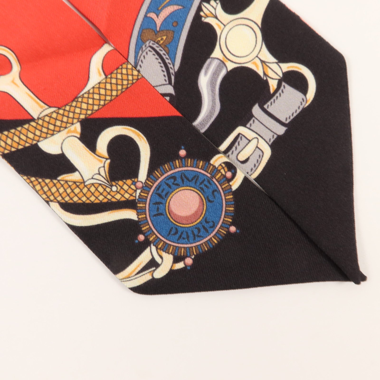 HERMES 絲質Twilly絲巾
