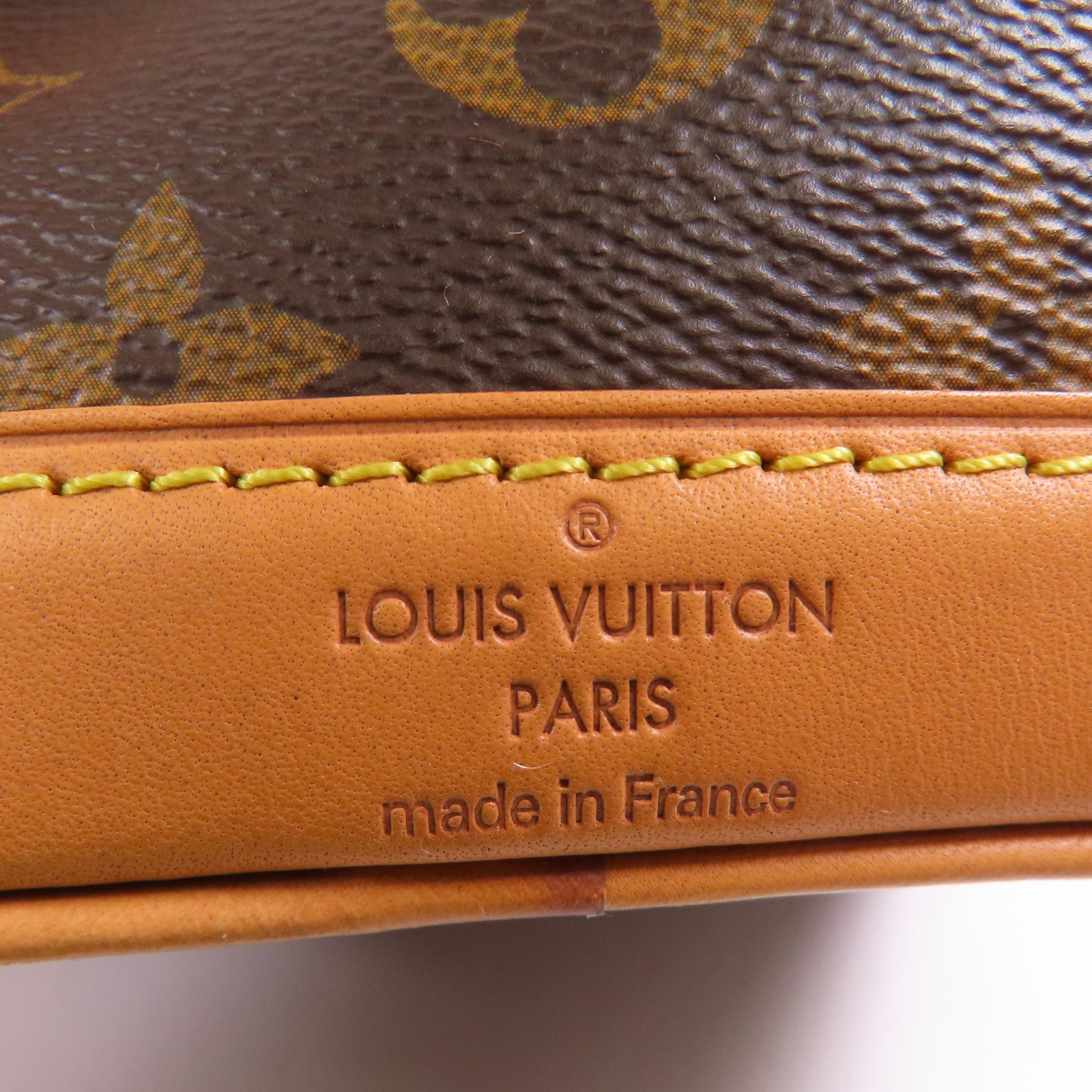 LOUIS VUITTON LV GHW Nano Noe 2way Handbag M81266 Monogram Brown