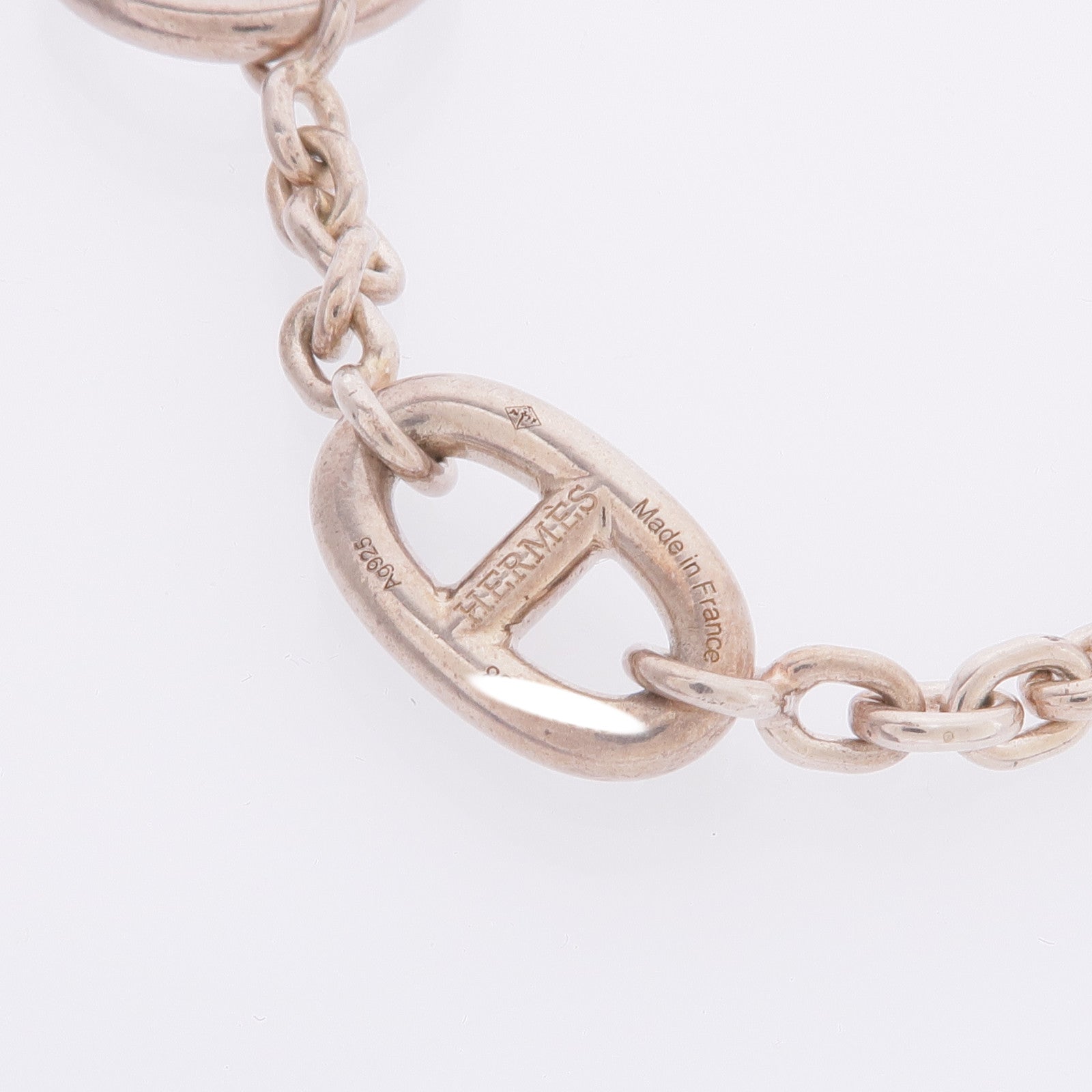 HERMES 925純銀Chaine d'ancre Bracelet手鏈