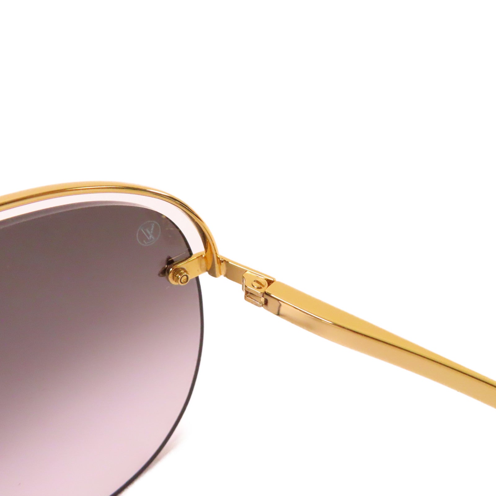 LOUIS VUITTON 【激減優惠】金屬/PVC Sunglasses太陽眼鏡黑色/金色