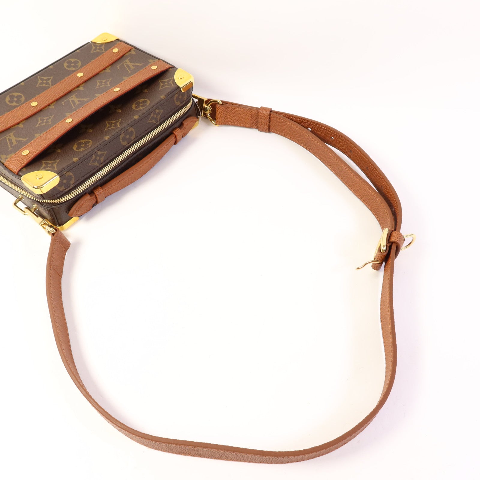 LOUIS VUITTON Monogram LVxNBA Handle Trunk Bag金扣手挽肩背兩用袋