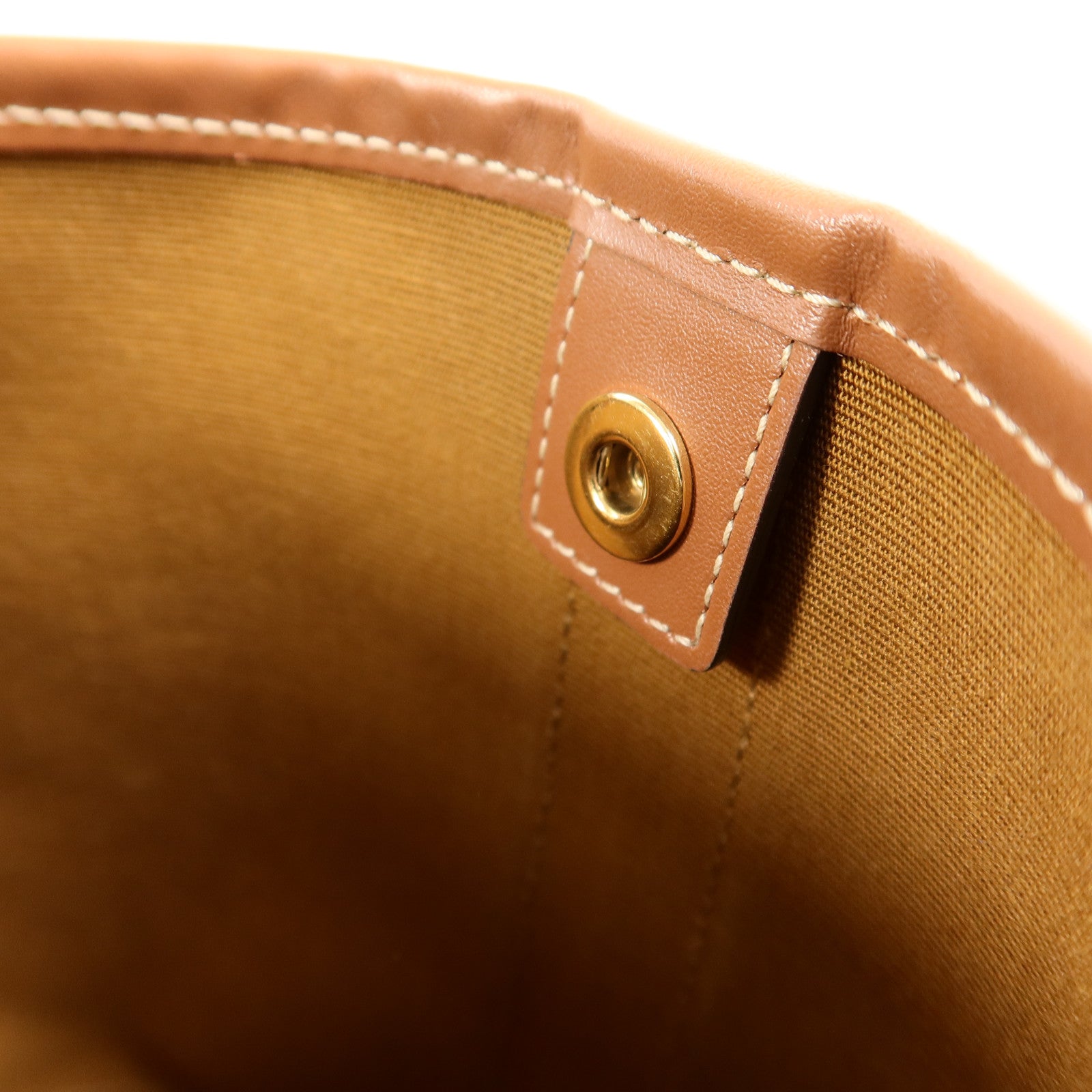 CELINE 塗層帆布Triomphe Bucket Bag Small肩背袋