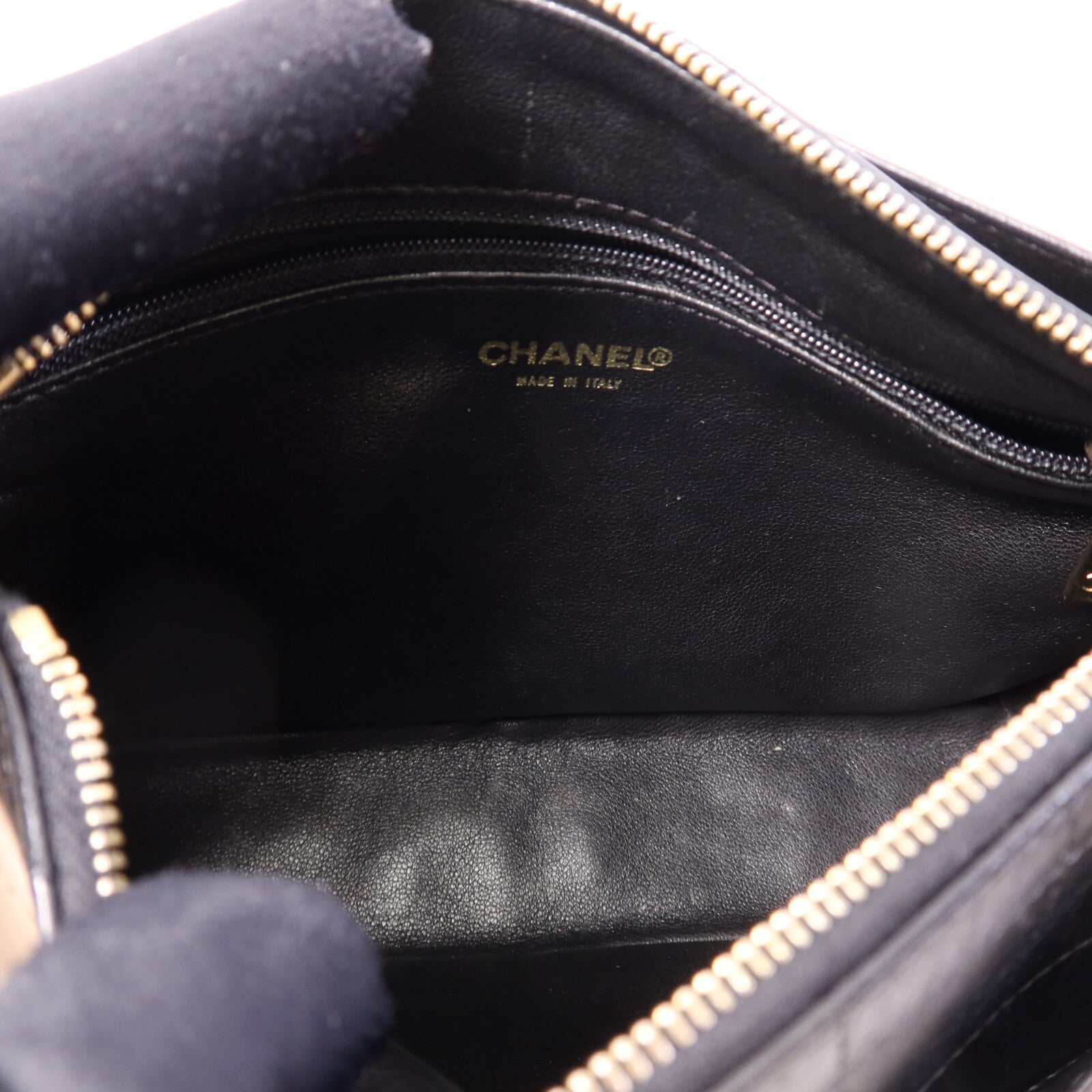 CHANEL 【激減優惠】牛皮皮革Mademoiselle Jacket Bag金扣肩背袋