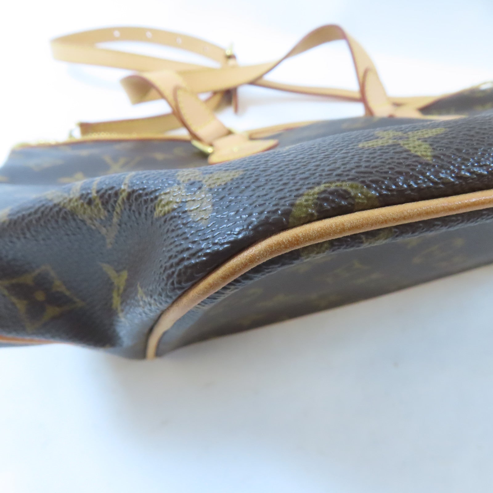LOUIS VUITTON 【激減優惠】Monogram Palermo PM金扣手挽肩背兩用袋棕色