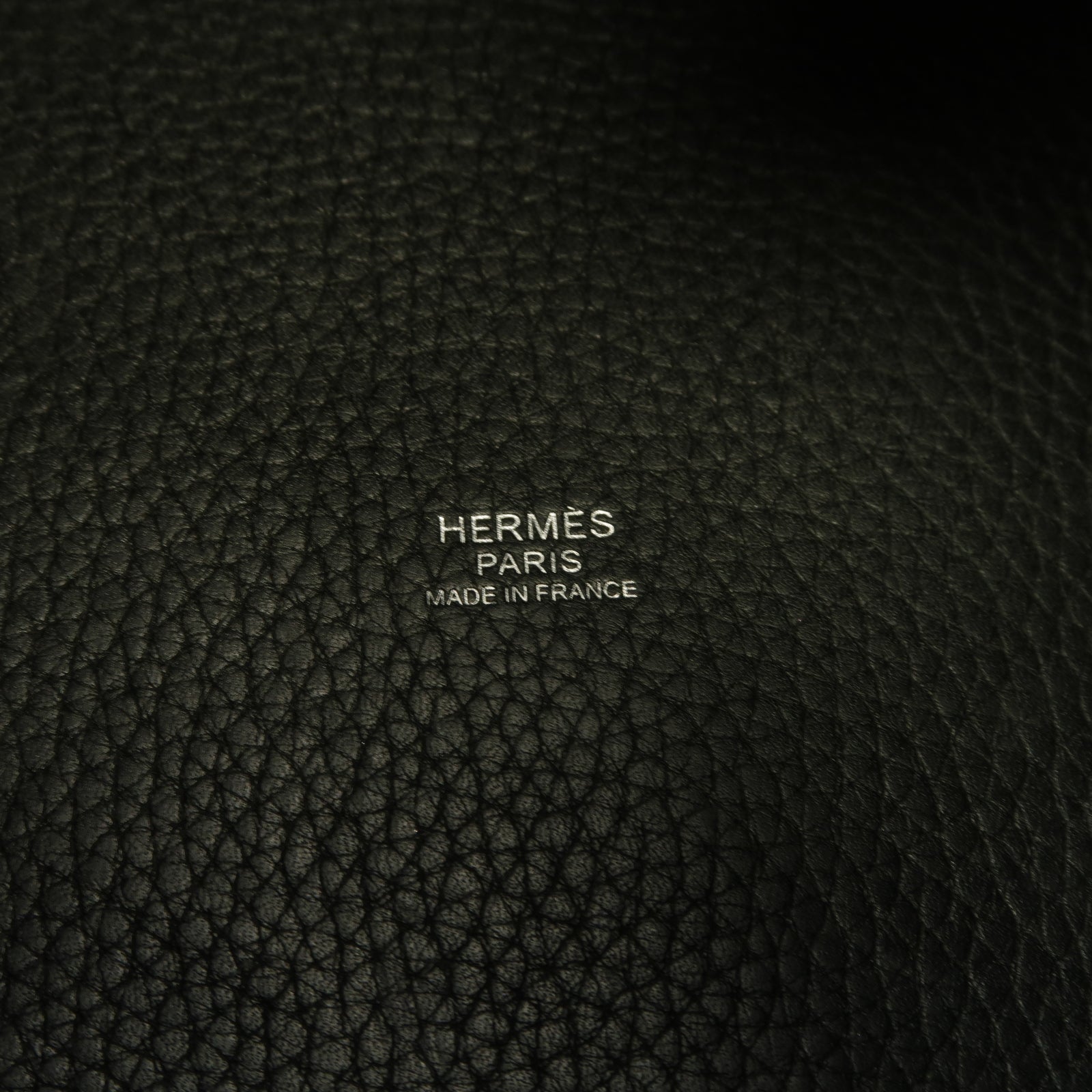 HERMES 【激減優惠】Clemence皮革Picotin MM Tote Bag銀扣手挽袋經典黑