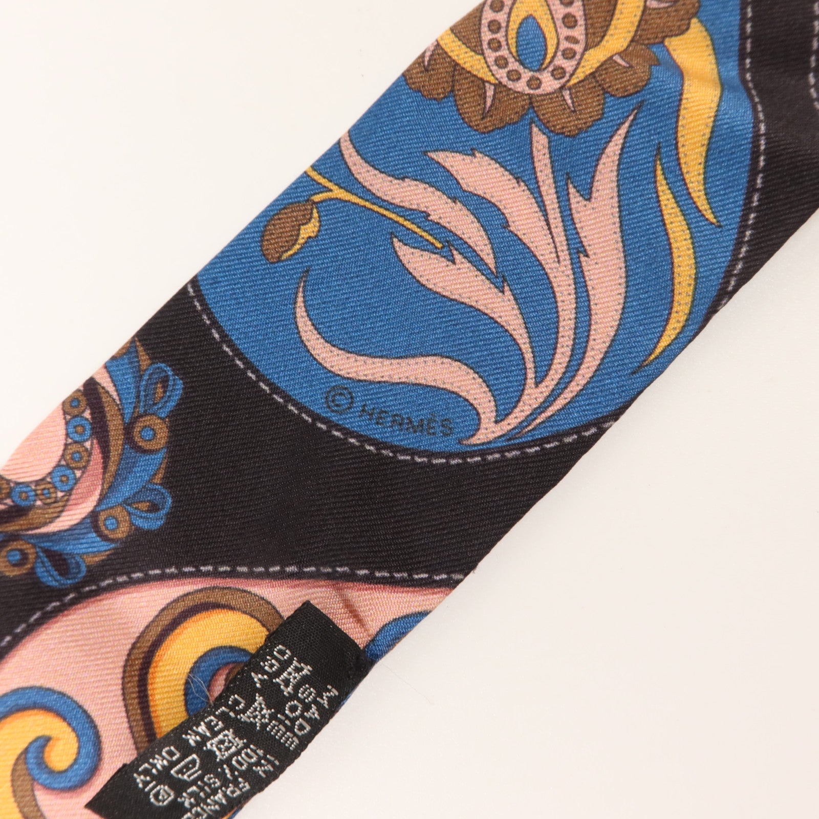 HERMES 絲質Twilly絲巾