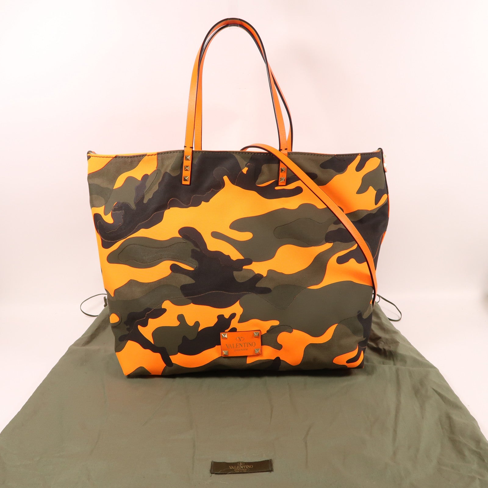 Valentino 帆布Tote Bag手挽肩背兩用袋