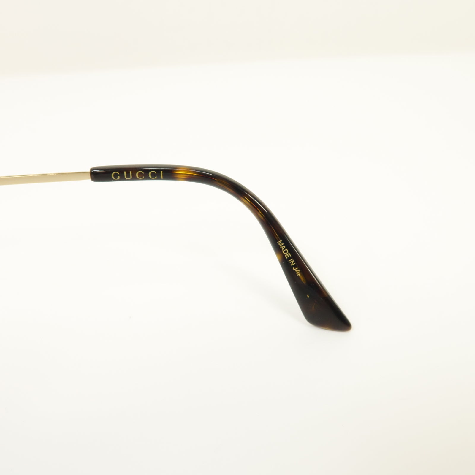 GUCCI PVC/金屬Sunglasses太陽眼鏡黒色/金色