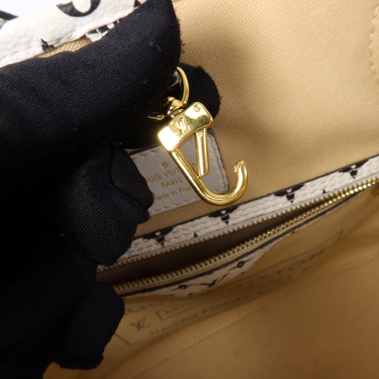 LOUIS VUITTON Giant Monogram Neverfull MM手挽袋