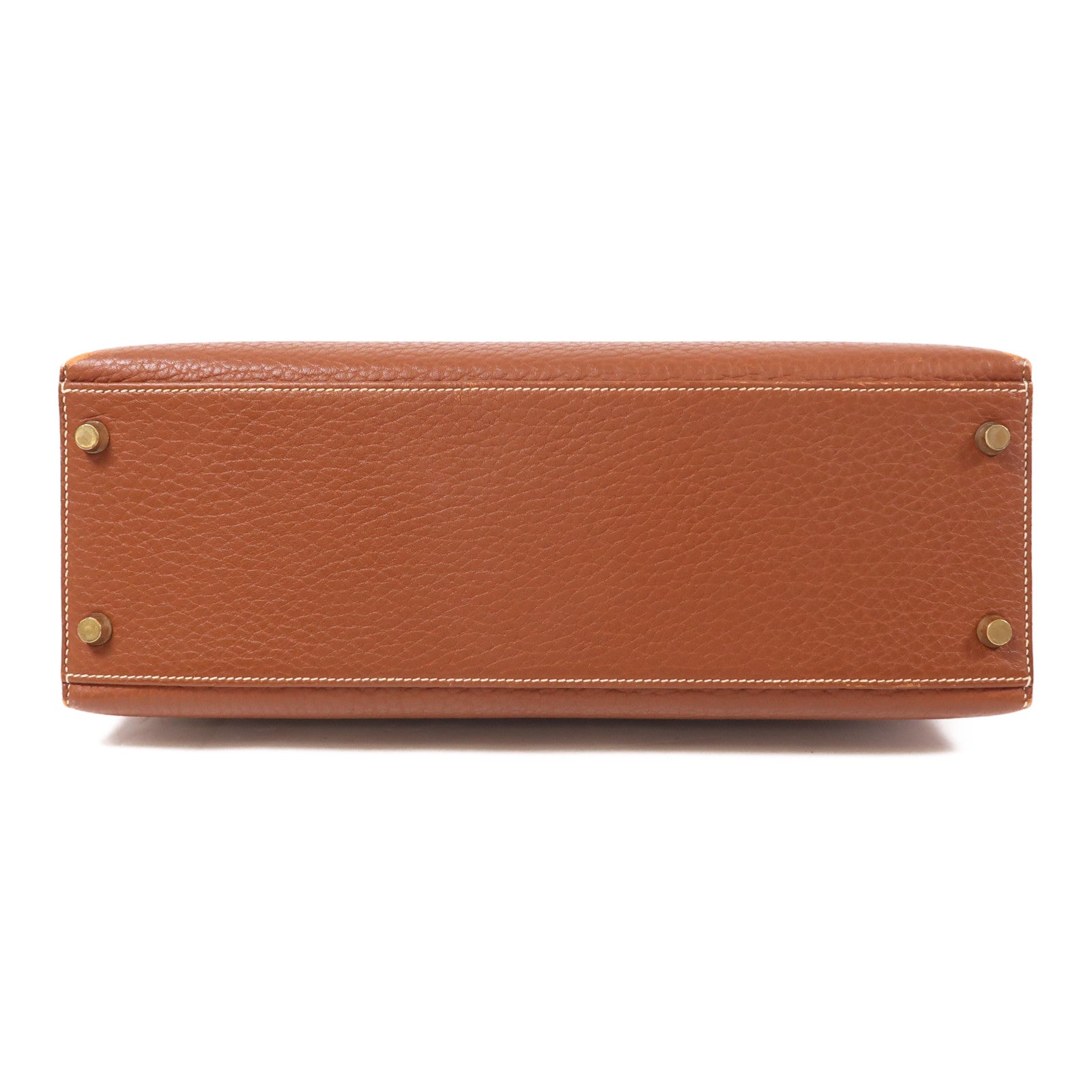 HERMES Fjord皮革Kelly 32金扣手挽肩背兩用袋