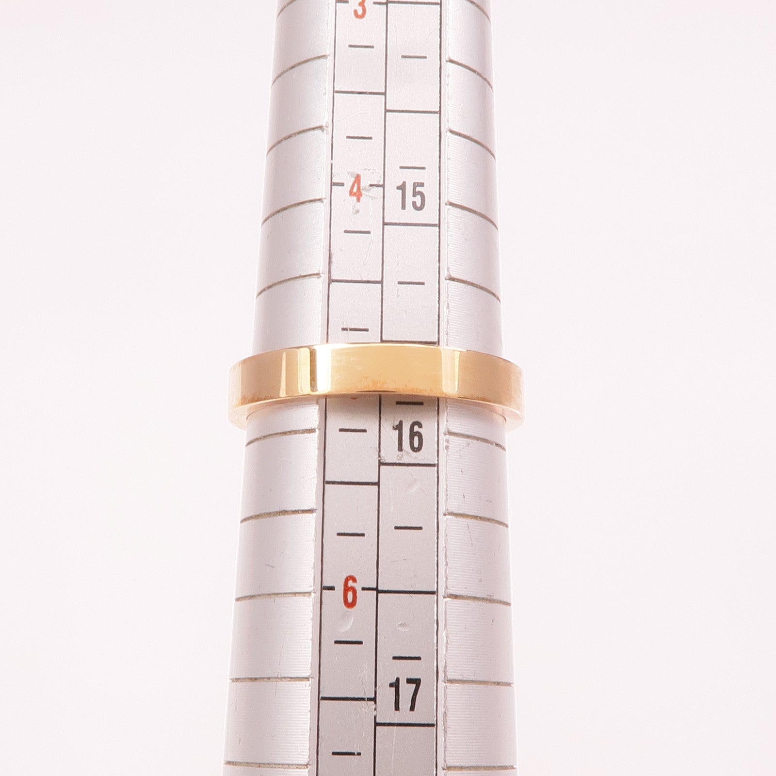 Chaumet 18K玫瑰金Liens Evidence鑽石戒指Chaumet#49/US#5