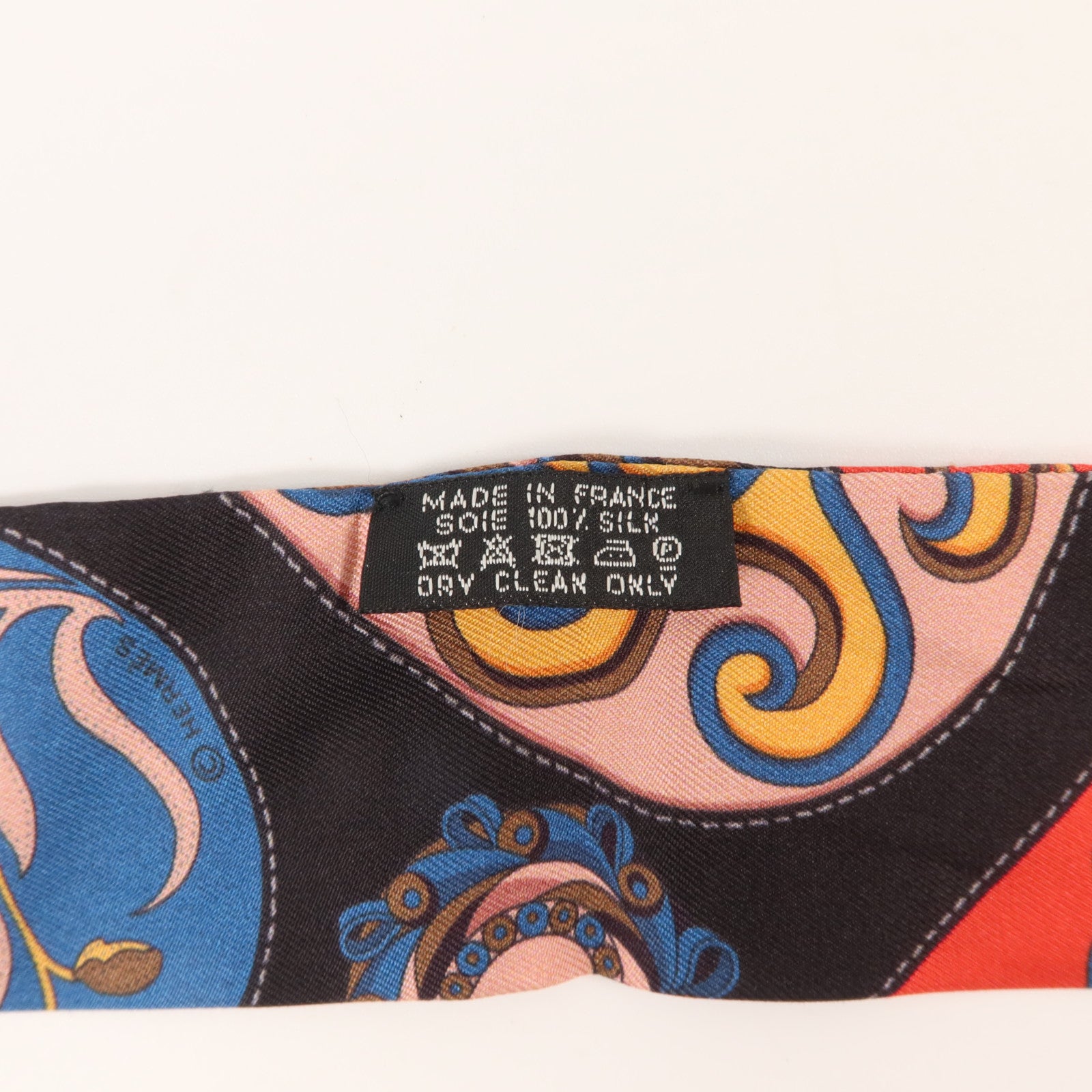 HERMES 絲質Twilly絲巾