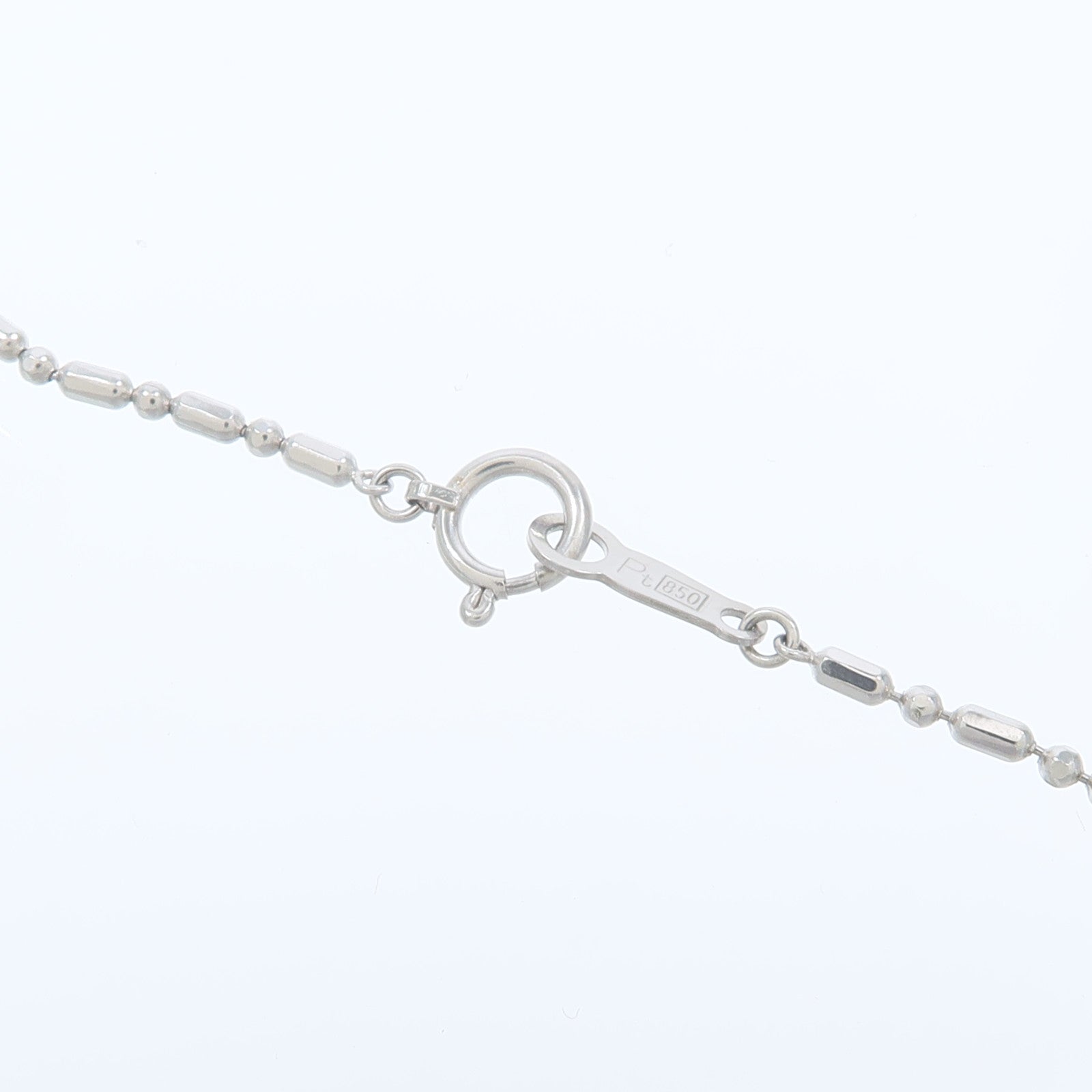 JEWELRY PT900/PT850鉑金Peridot Diamond Necklace橄欖石/鑽石項鍊
