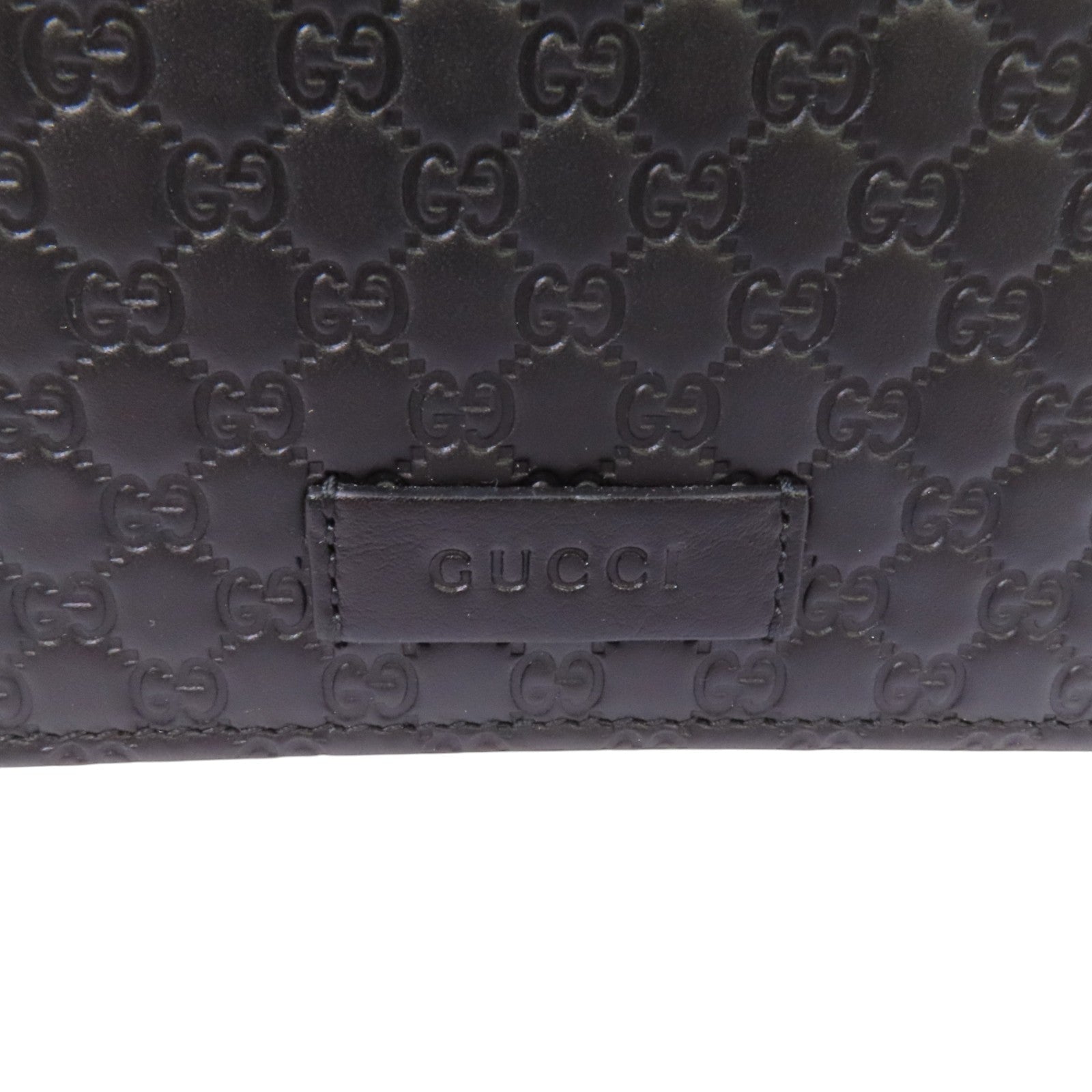 GUCCI 牛皮皮革Wallet Shoulder Bag金扣肩背袋