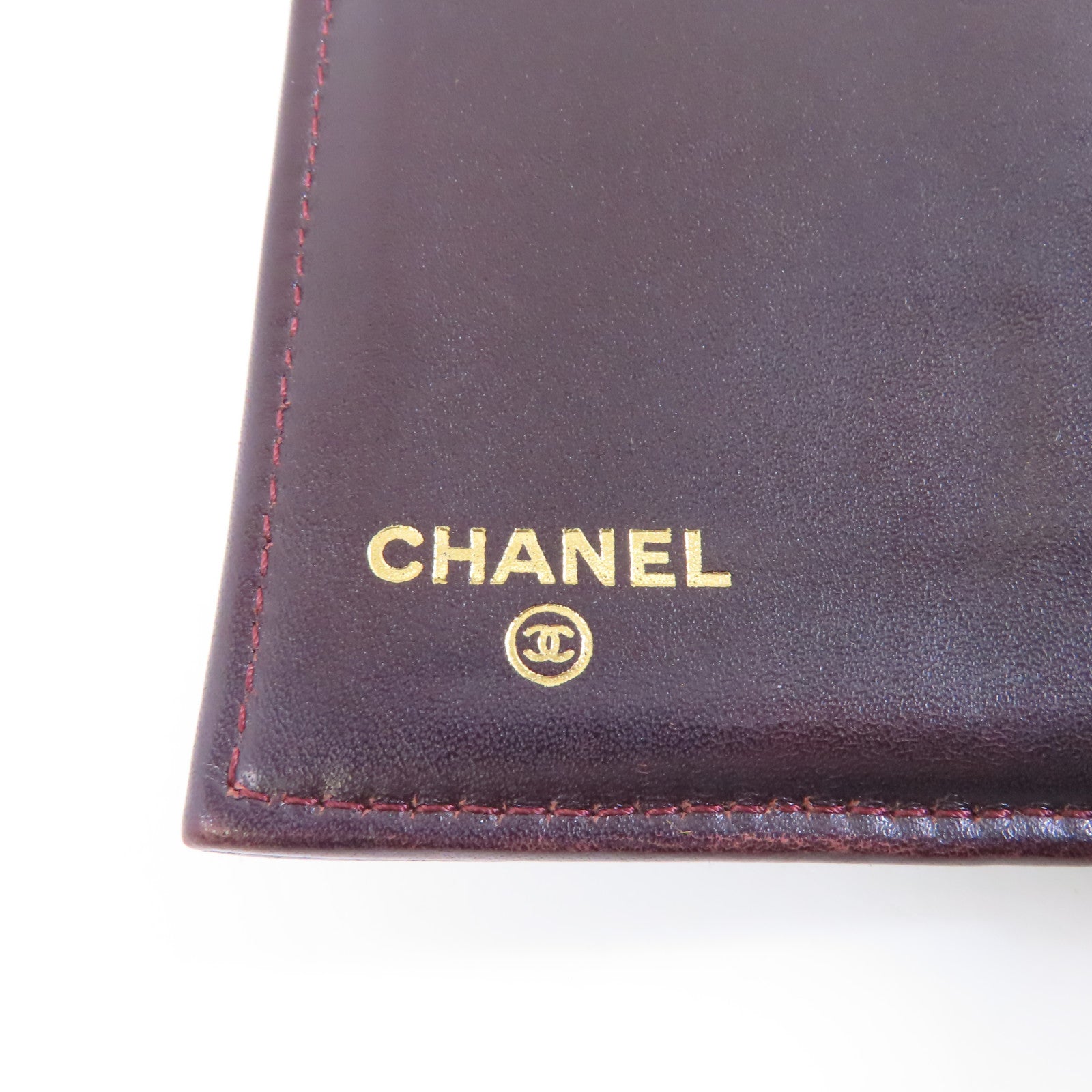 CHANEL 菱格Caviar皮革Long Wallet金扣長錢包黑色