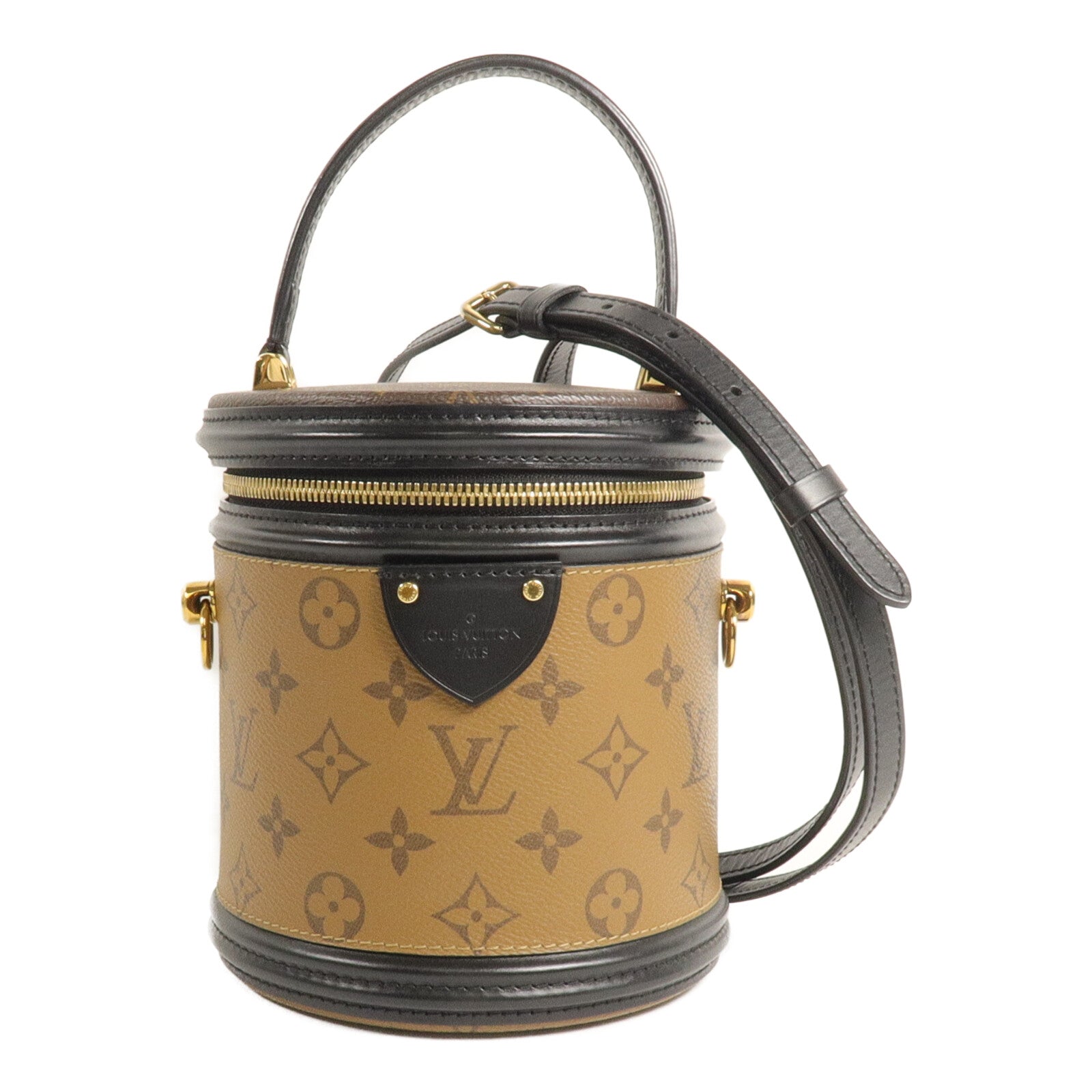LOUIS VUITTON Monogram Reverse Cannes手挽肩背兩用袋