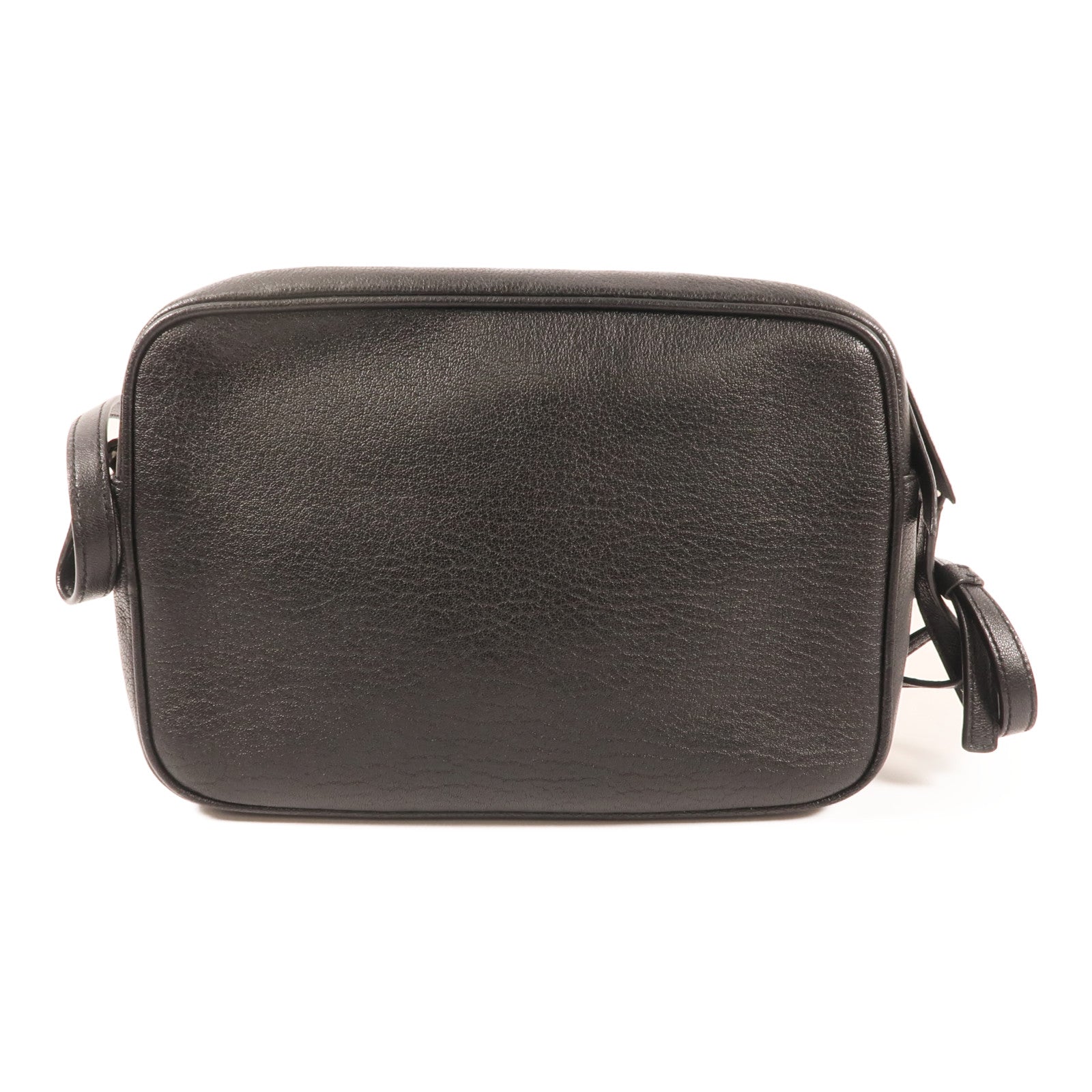SAINT LAURENT 牛皮皮革Lou Camera Bag銀扣肩背袋