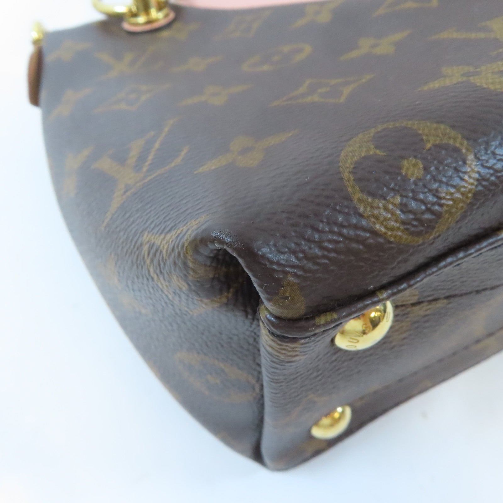 LOUIS VUITTON 【激減優惠】Monogram V Tote BB金扣手挽肩背兩用袋啡色