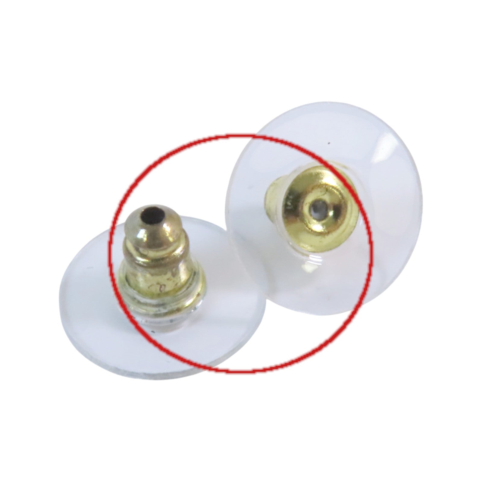 CHANEL 金屬CC Earrings金扣耳環