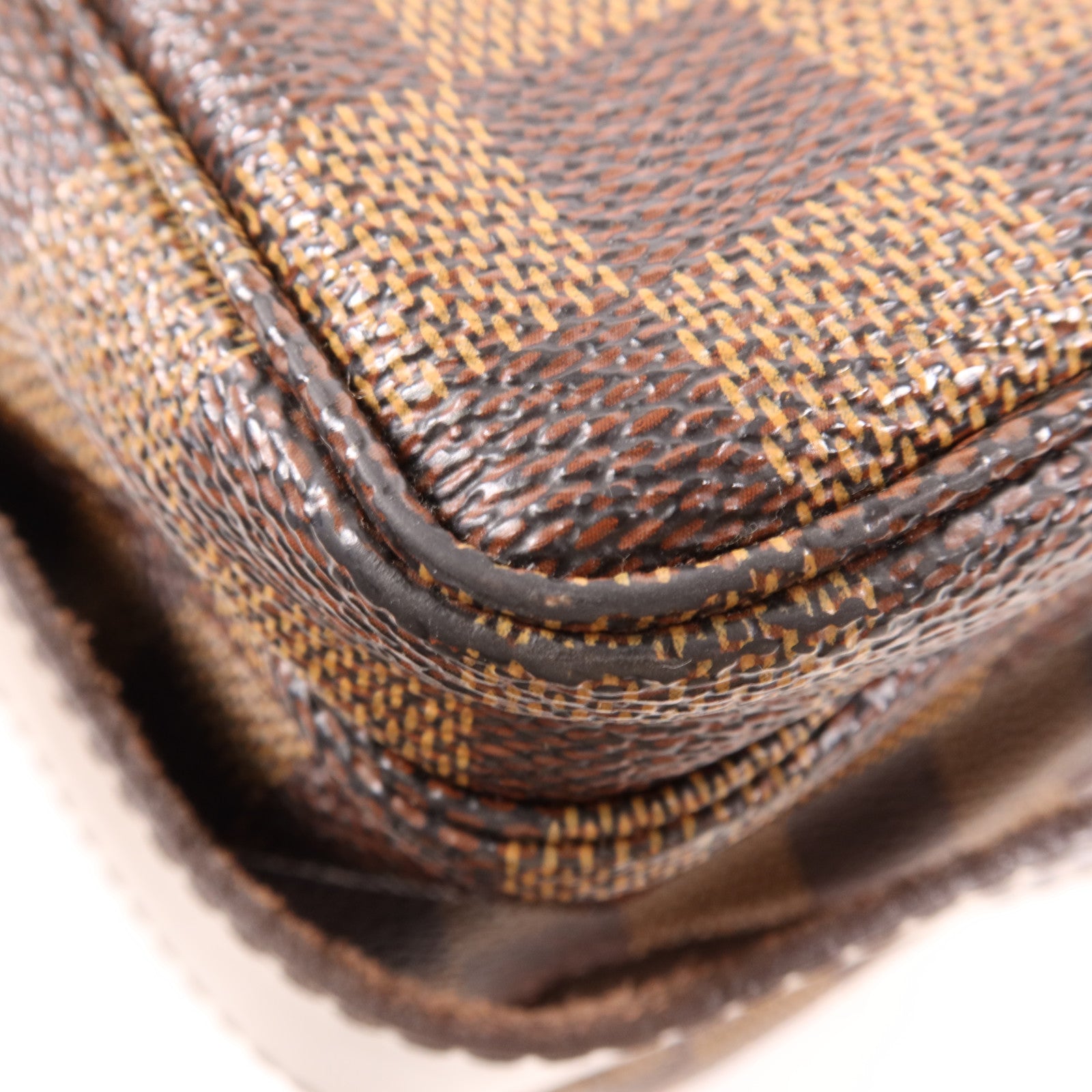 LOUIS VUITTON Damier Naviglio金扣肩背袋