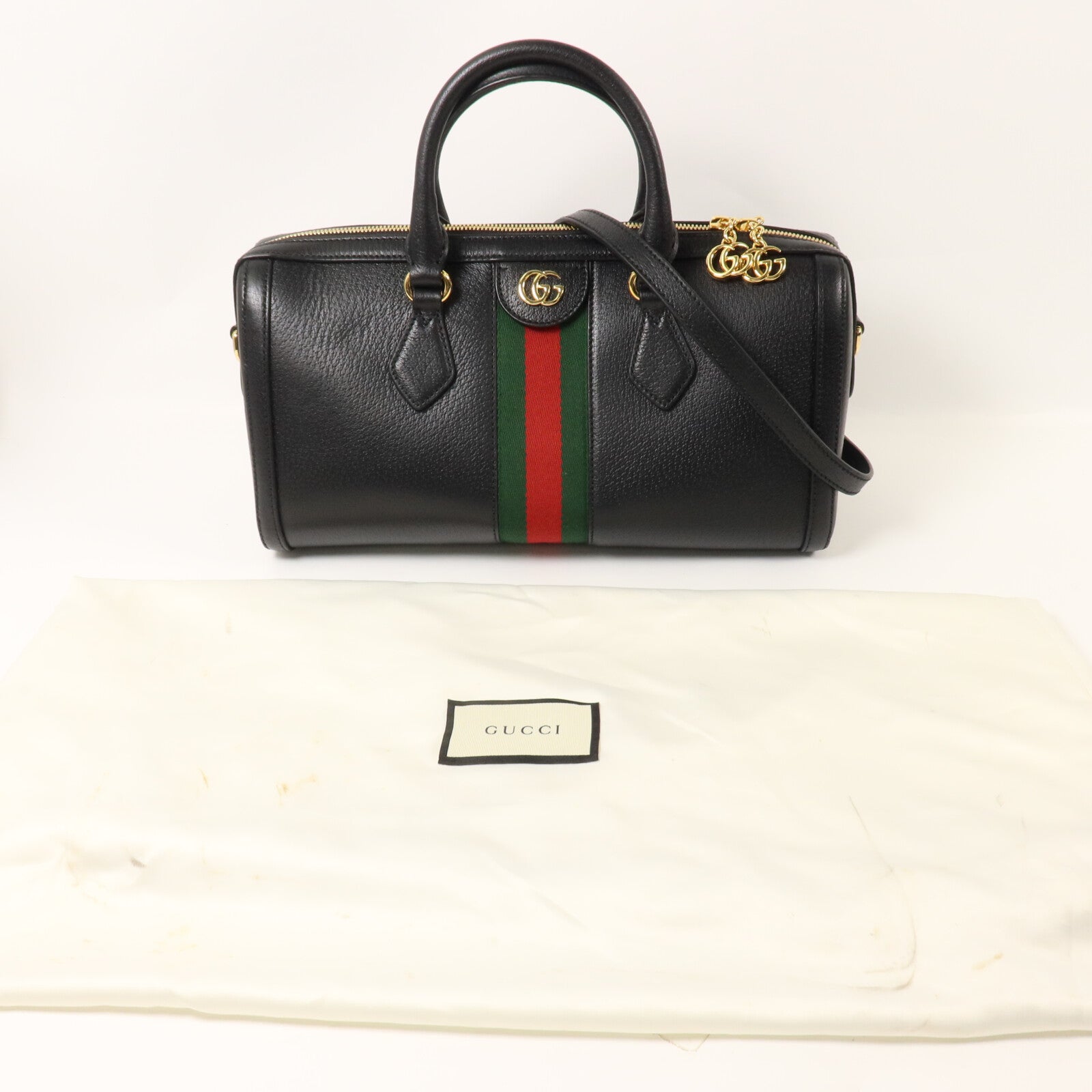 GUCCI 牛皮皮革Ophidia GG手挽肩背兩用袋