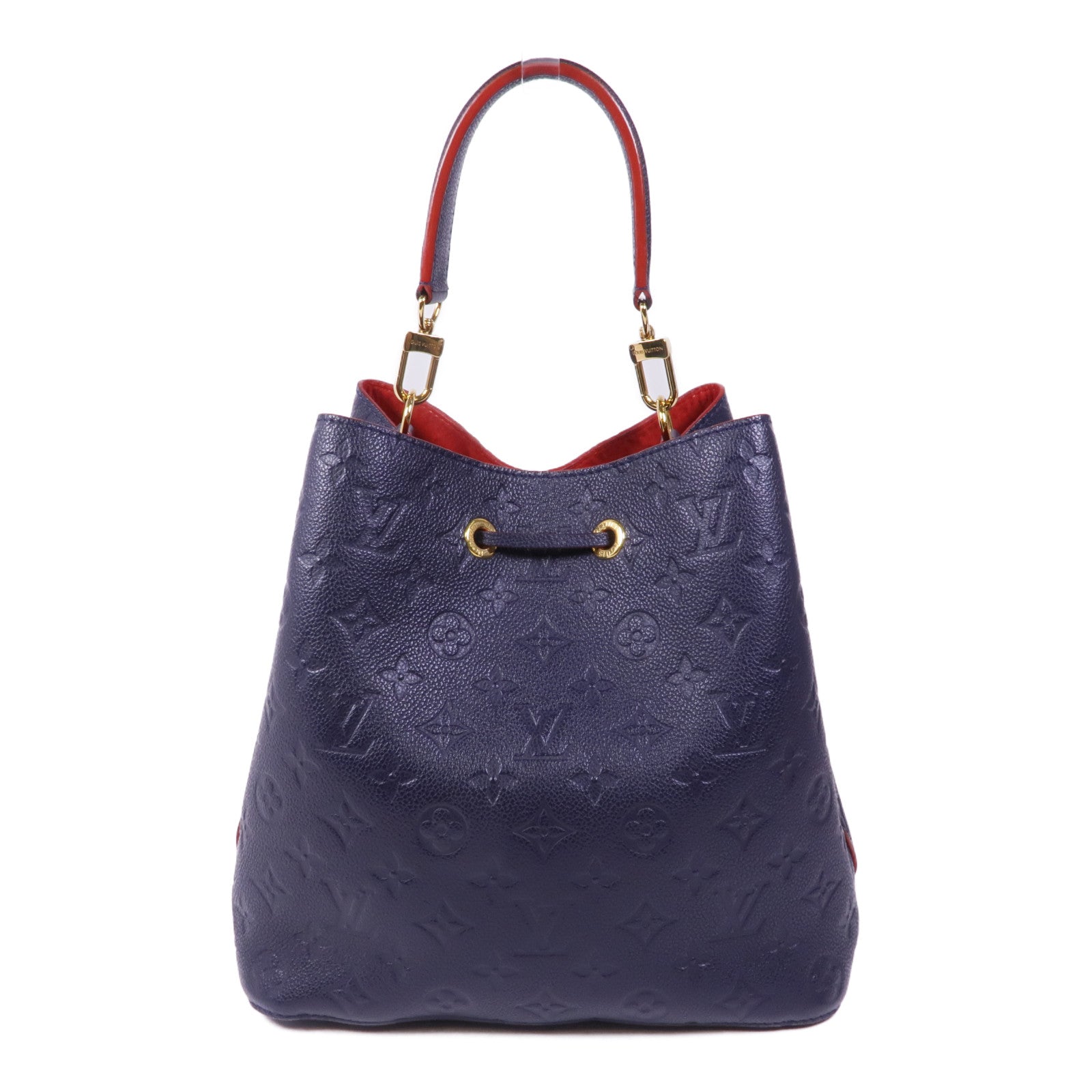 LOUIS VUITTON Monogram Empreinte Neo Noe MM金扣手挽肩背兩用袋